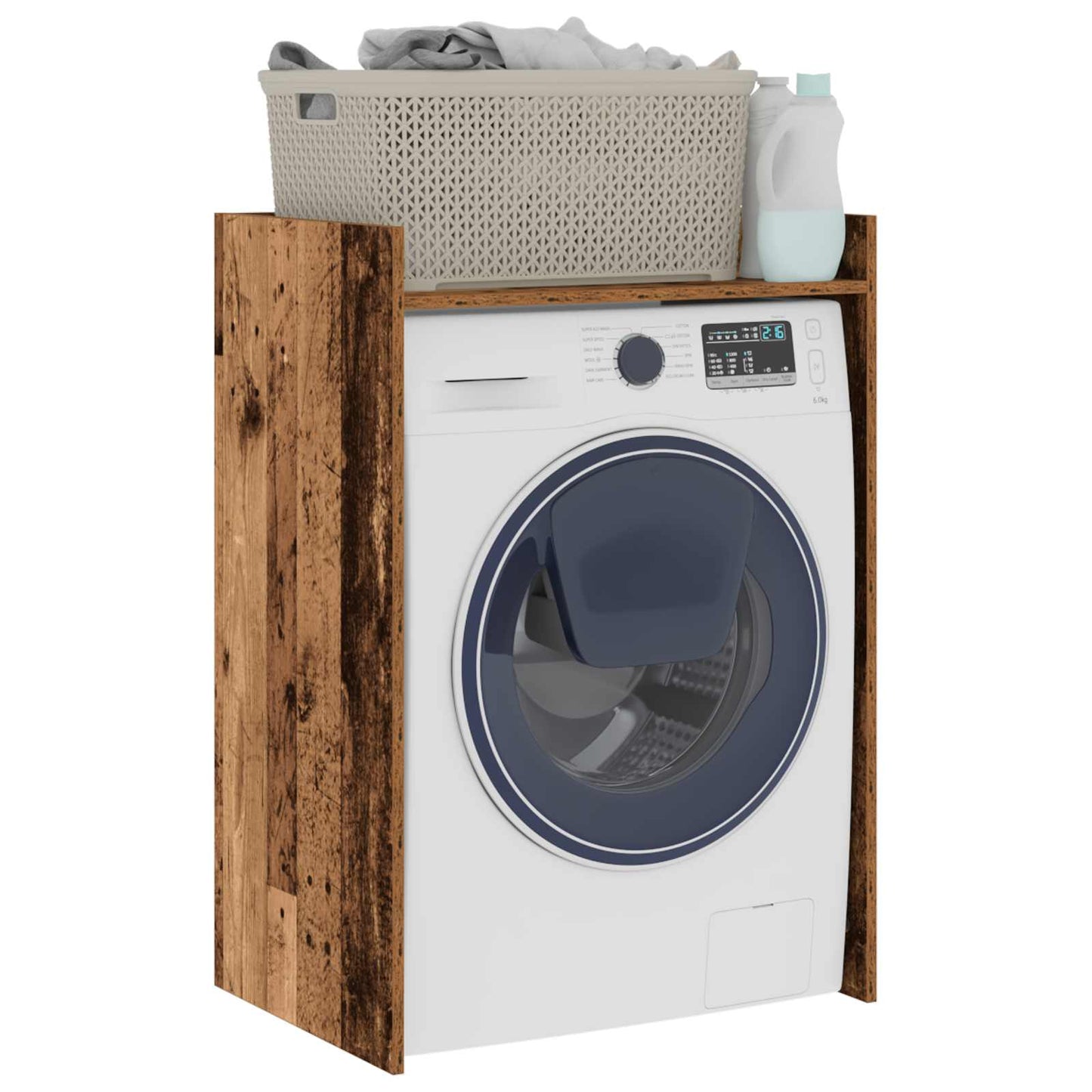 Waschmaschinen-Schrank Altholz 67,5 x 48 x 97 cm Holzwerkstoff