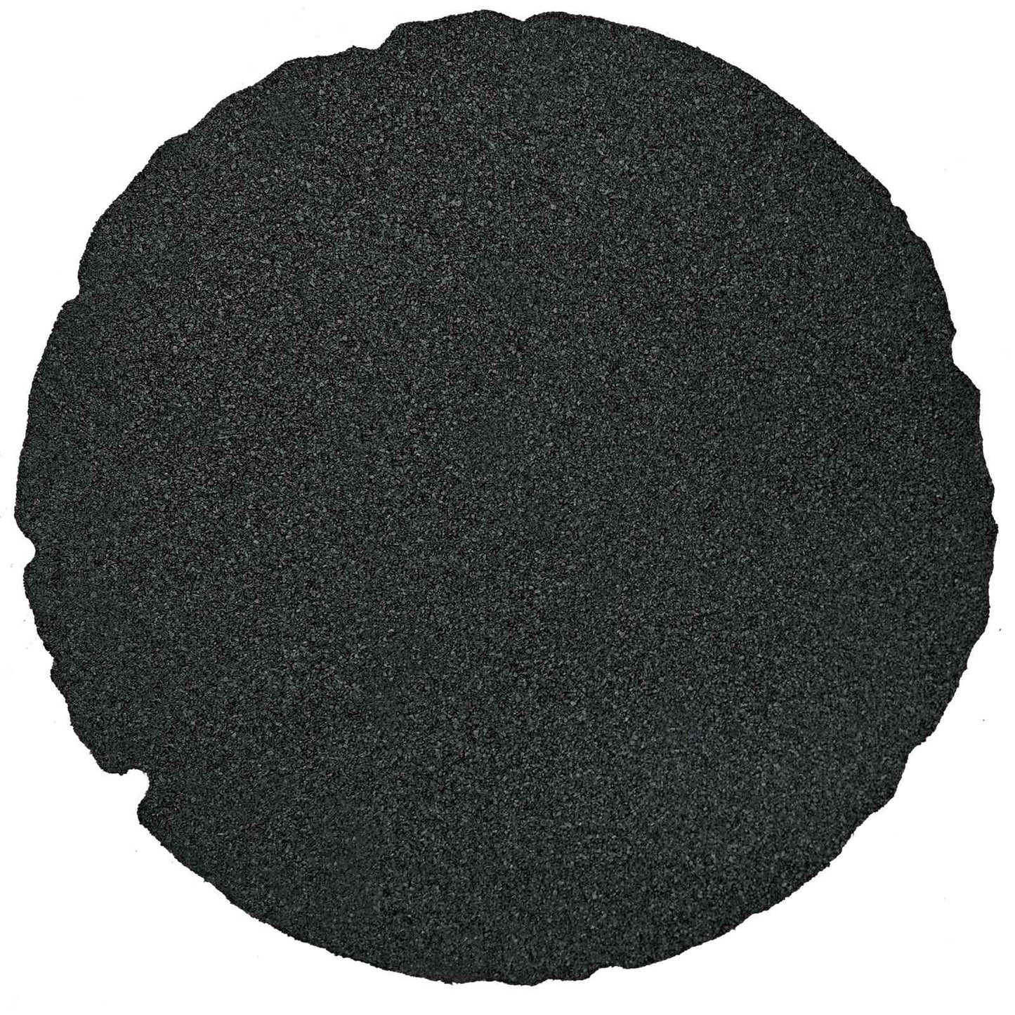 Trittstein 6 Stk. Schwarz Ø 45 x 1,8 cm Gummi