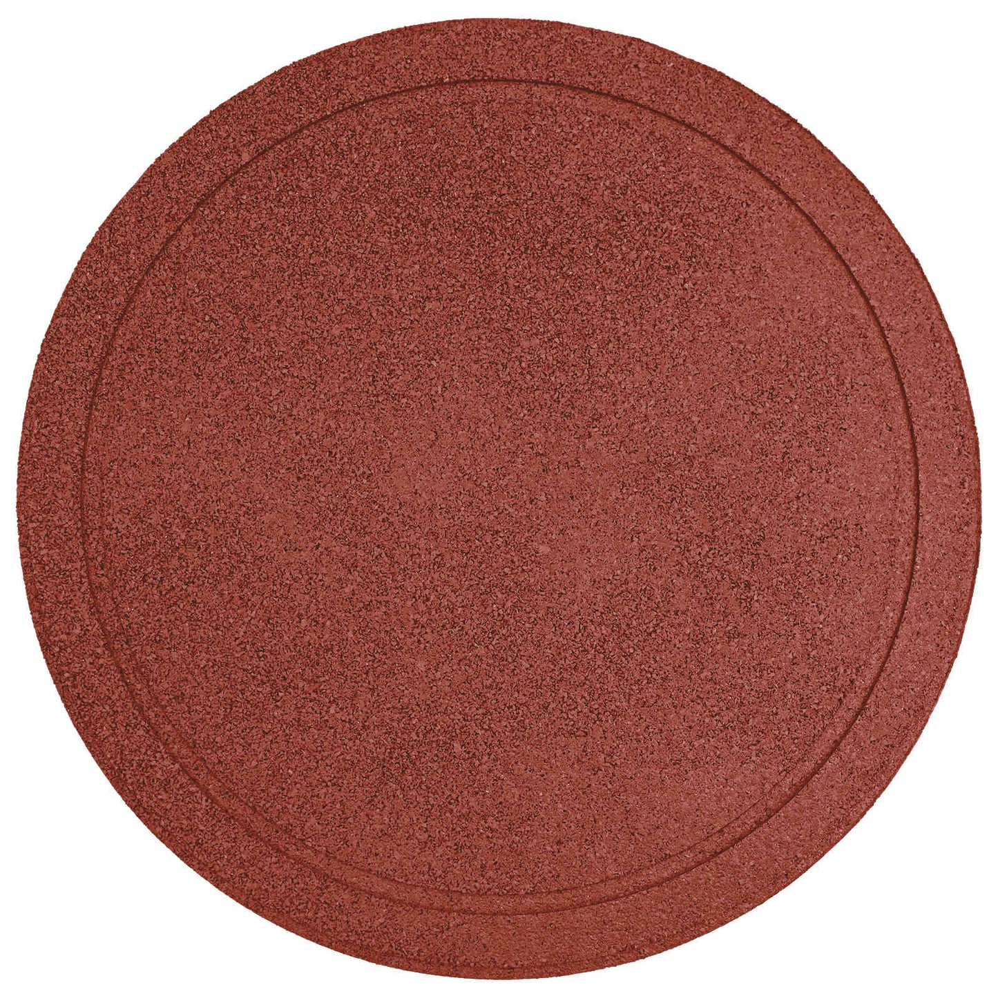 Gehwegstein 6 Stk. Rot Ø 44 x 2 cm Gummi