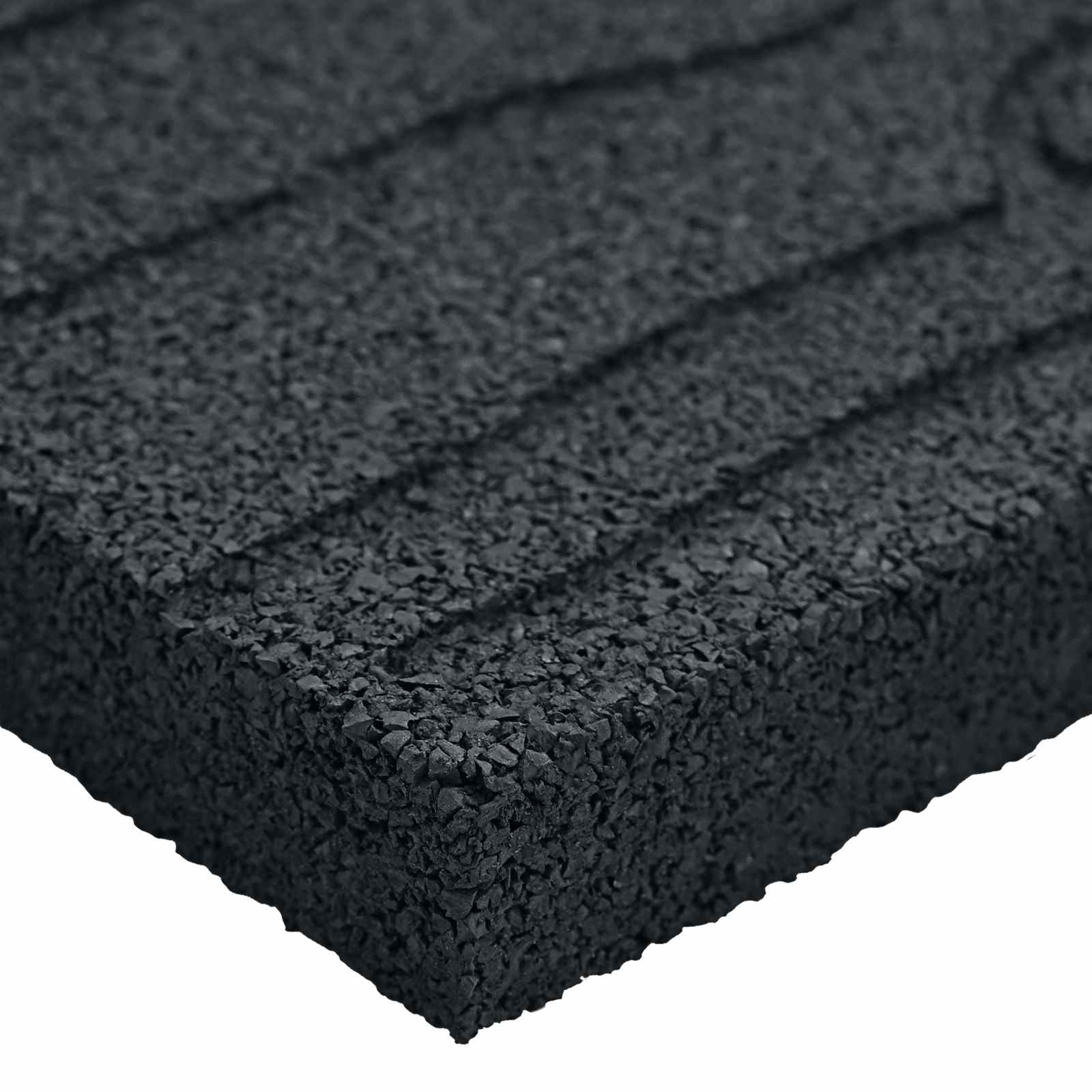 Gehwegstein 6 Stk. Schwarz 60,5 x 25 x 2 cm Gummi