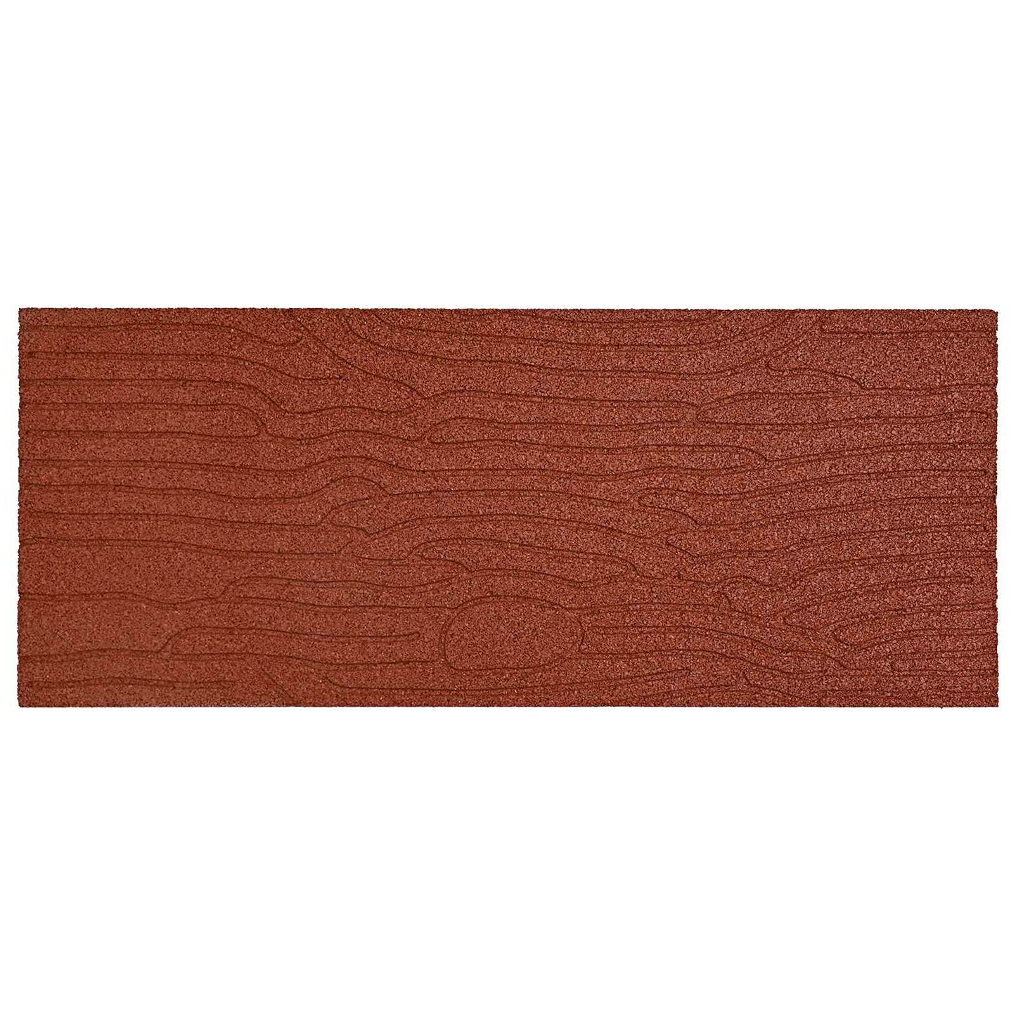 Gehwegstein 6 Stk. Rot 60,5 x 25 x 2 cm Gummi