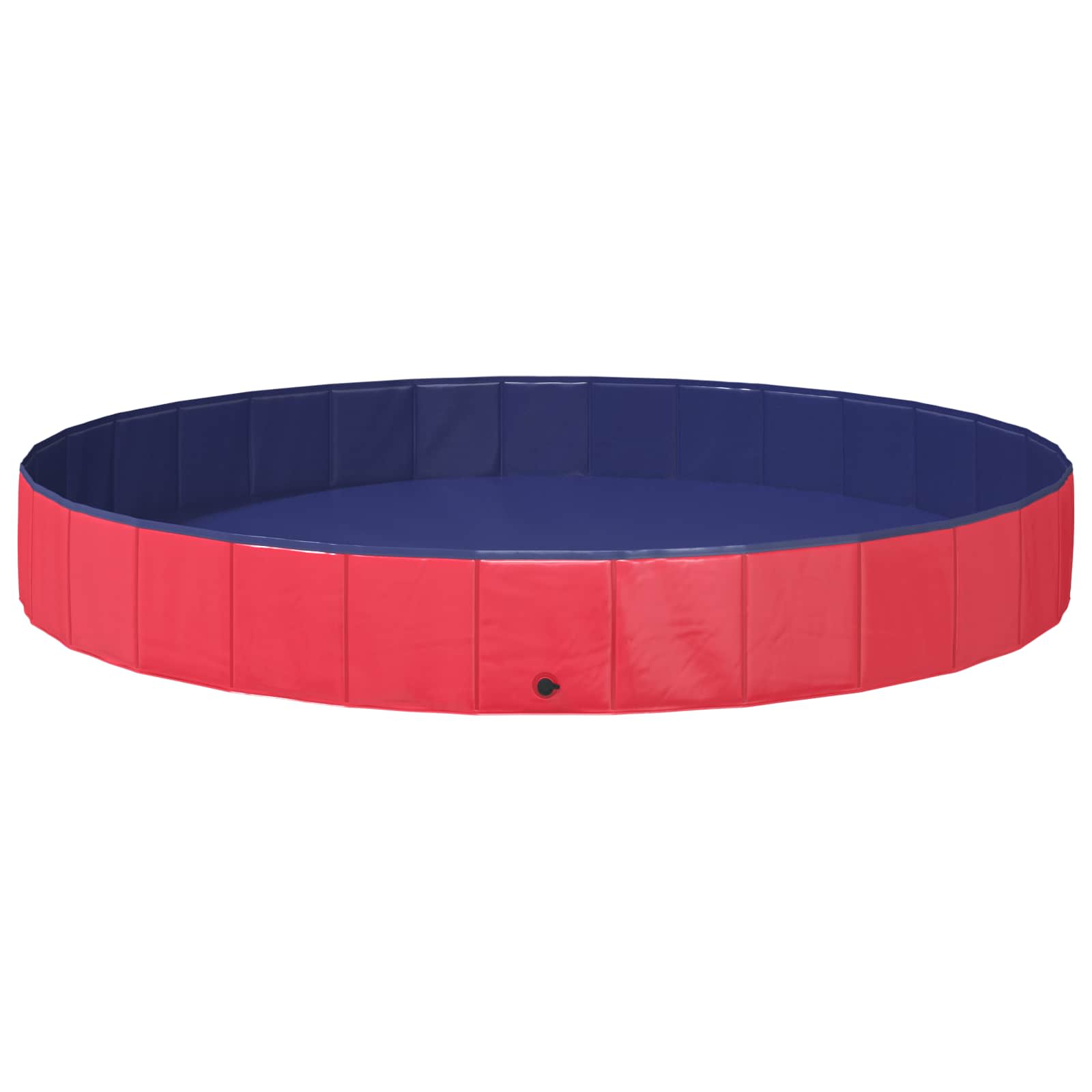 Hundepool Ø300 x 38 cm Dicker PVC Rot