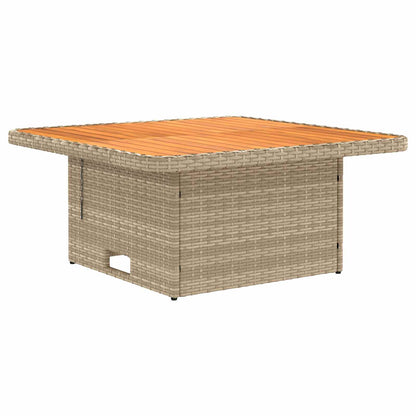 Möbelsets 7 stk. Beige und Creme PE-Rattan