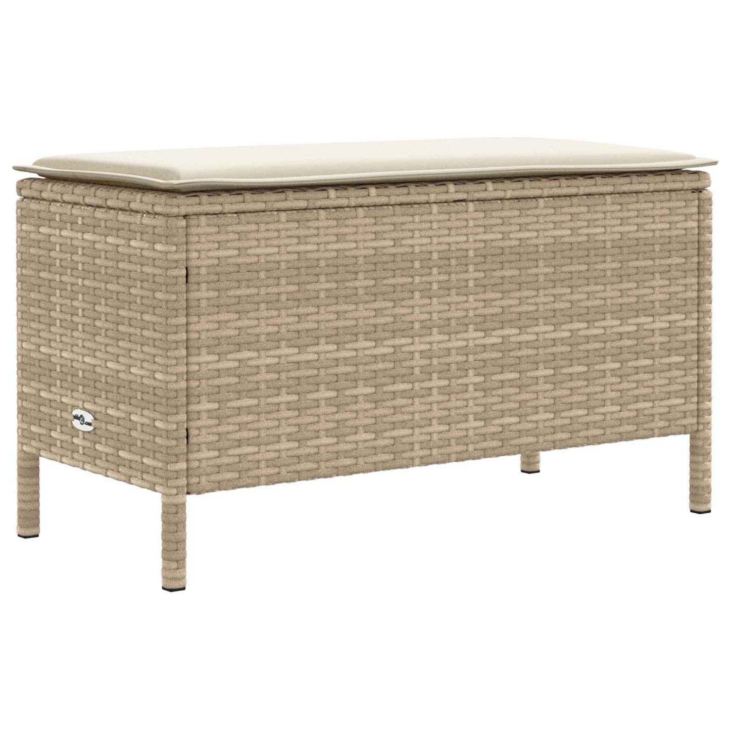 Möbelsets 5 stk. Beige und Creme PE-Rattan