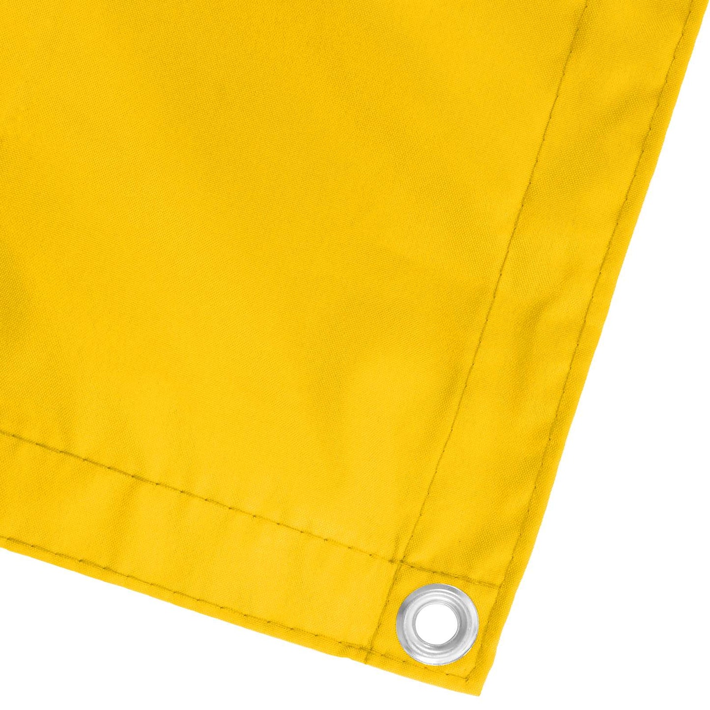 Balkonsichtschutz 100 x 600 cm Oxford-Stoff Rechteckig Gelb