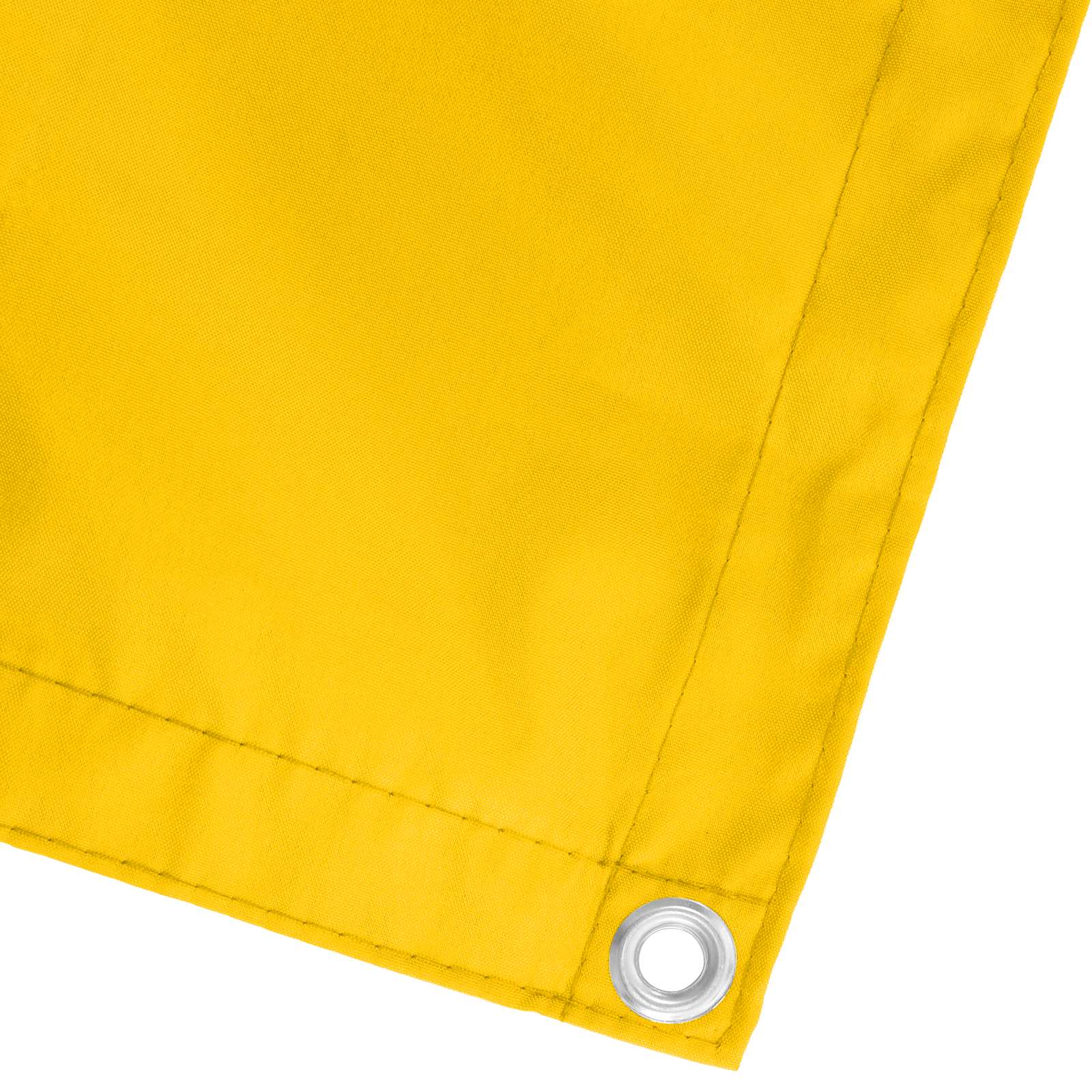 Balkonsichtschutz 100 x 600 cm Oxford-Stoff Rechteckig Gelb