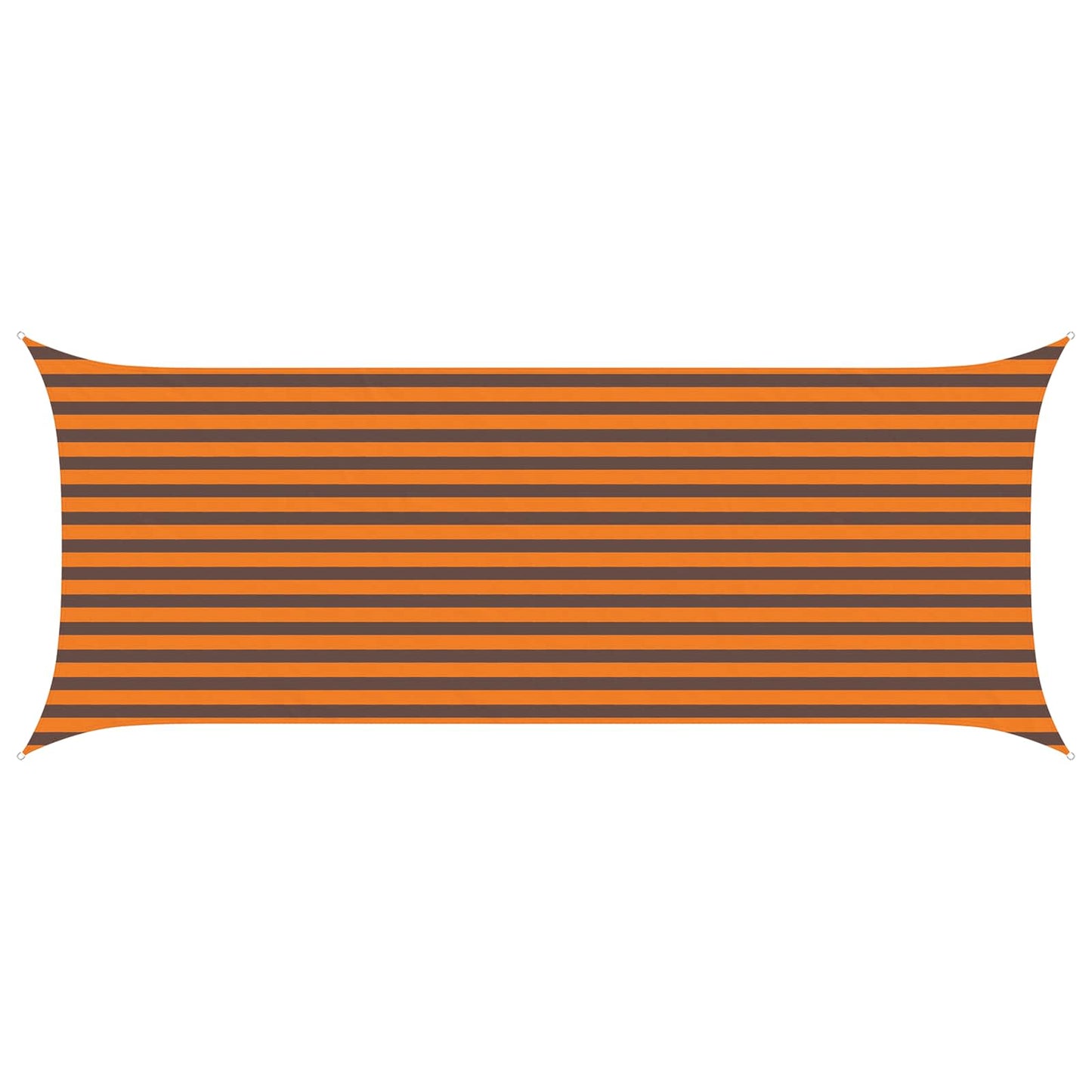 Sonnensegel Orange und Braun 5 x 2 m 100 % Polyester Oxford