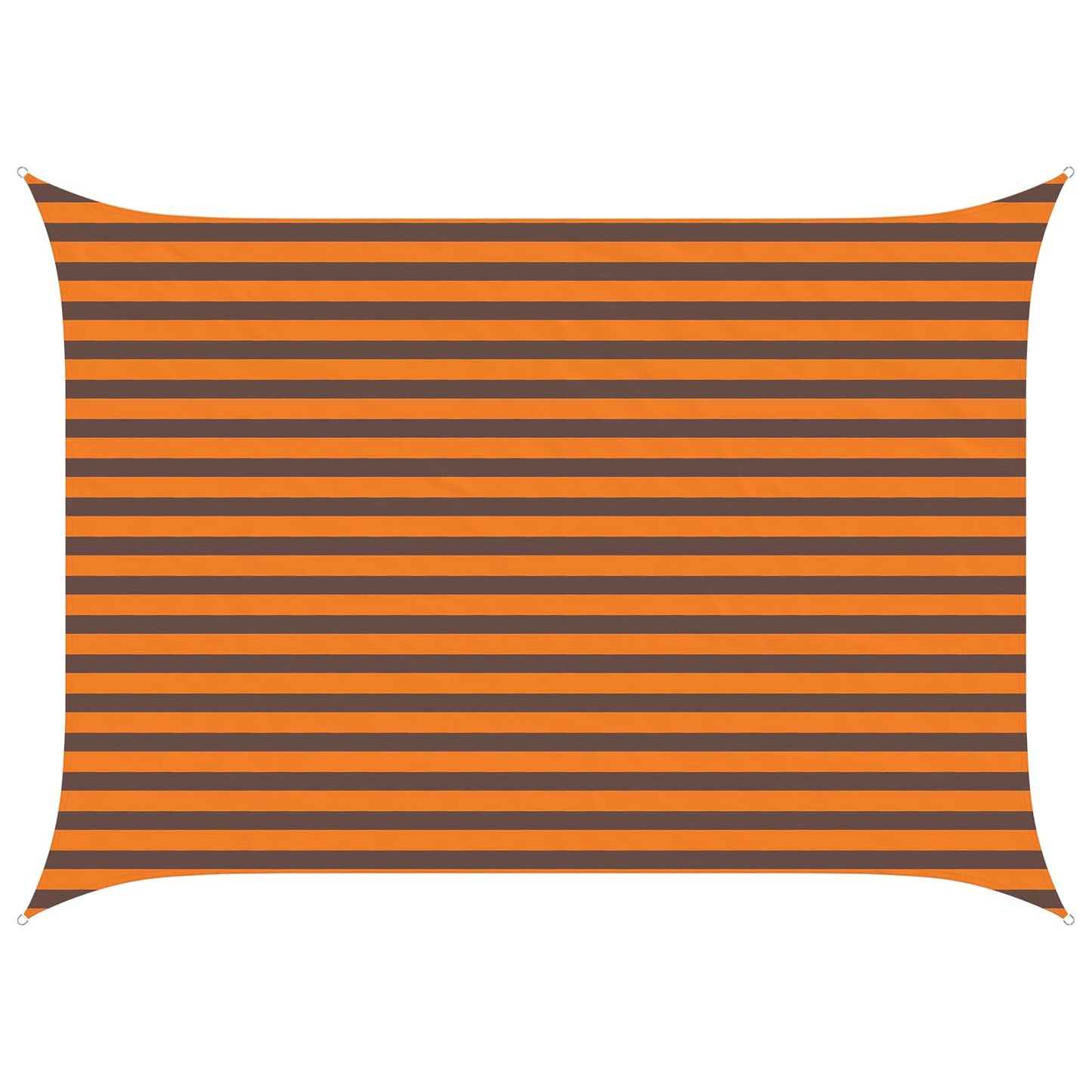Sonnensegel Orange und Braun 3,5 x 2,5 m 100 % Polyester Oxford