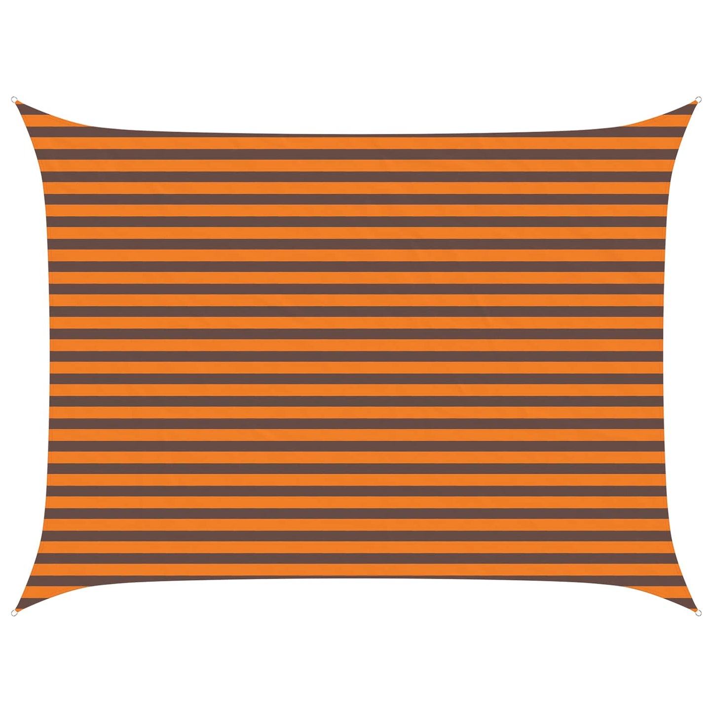 Sonnensegel Orange und Braun 4 x 3 m 100 % Polyester Oxford