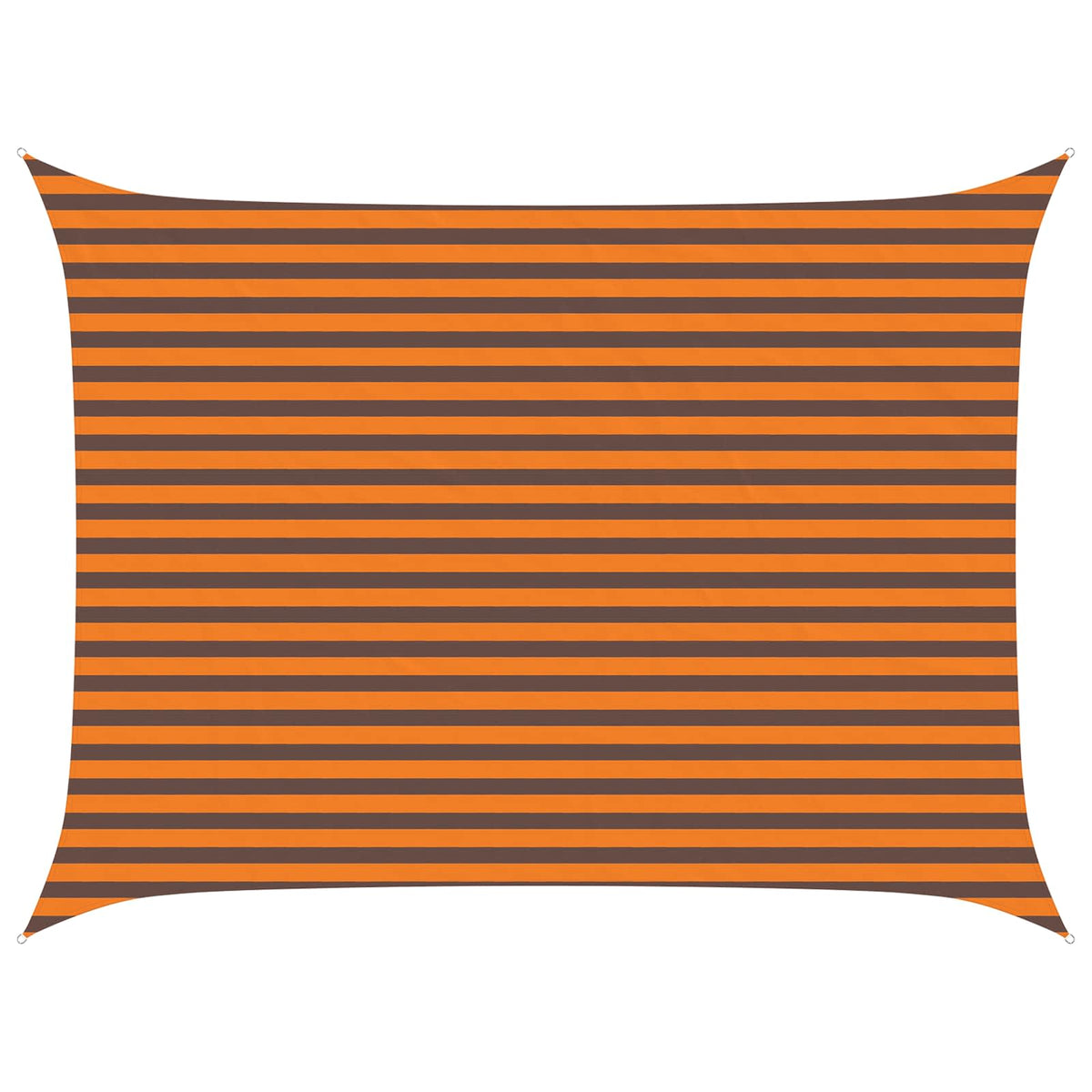 Sonnensegel Orange und Braun 3 x 4 m 100 % Polyester Oxford