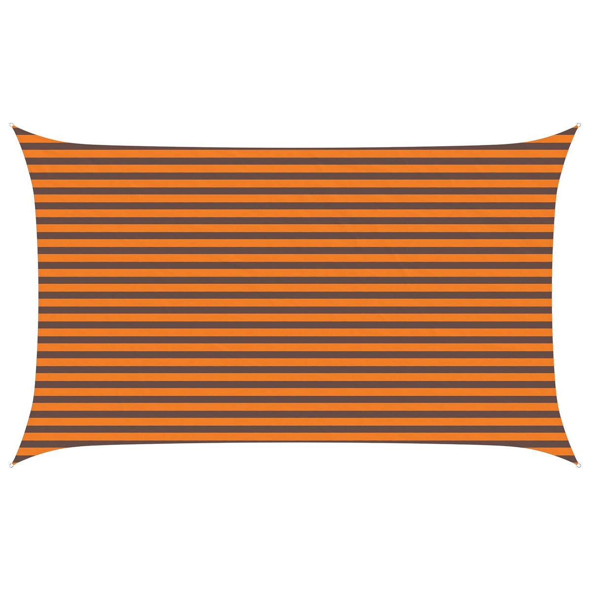 Sonnensegel Orange und Braun 3 x 5 m 100 % Polyester Oxford