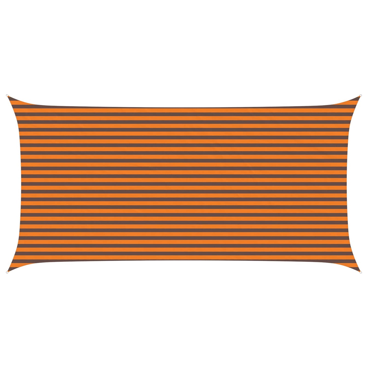 Sonnensegel Orange und Braun 6 x 3 m 100 % Polyester Oxford