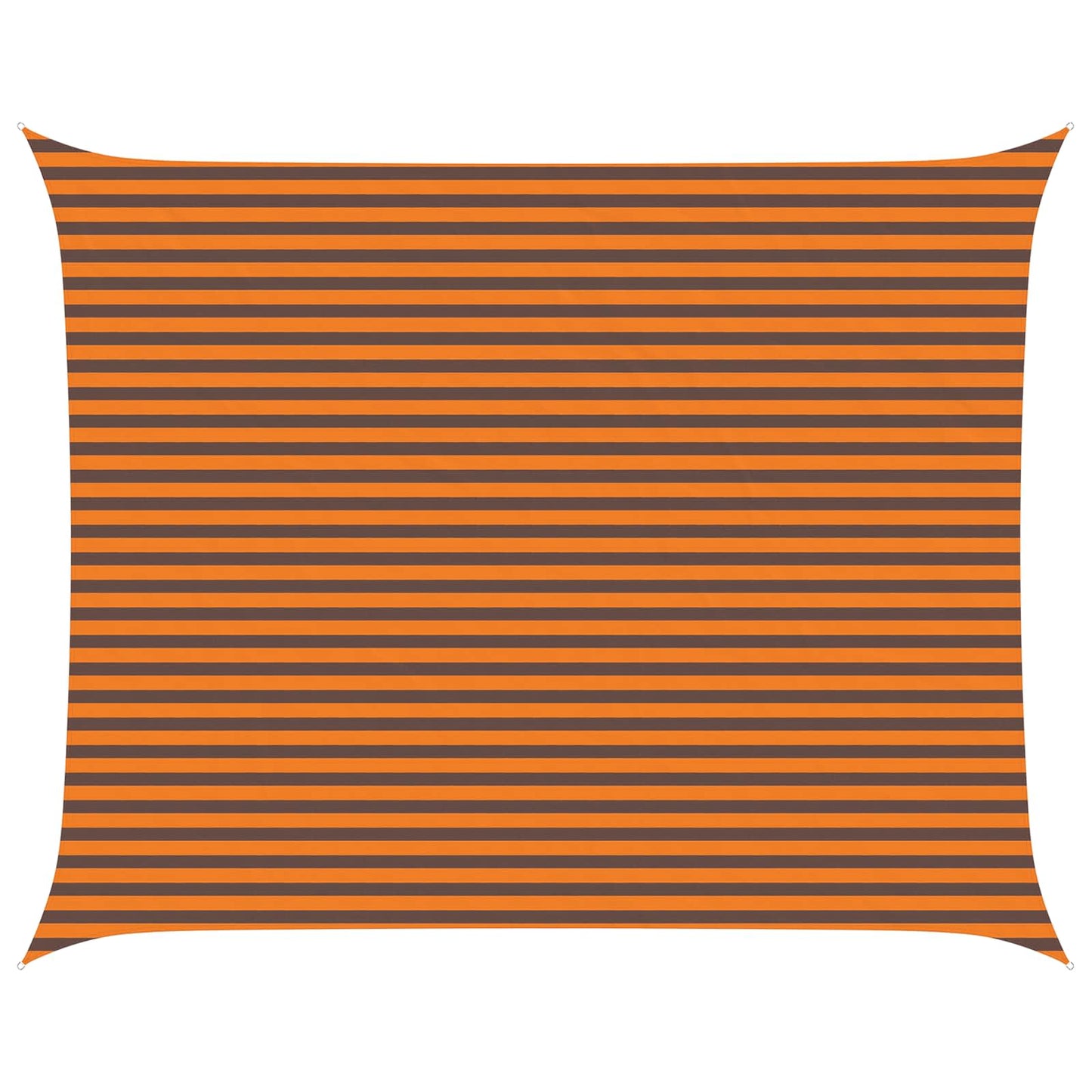 Sonnensegel Orange und Braun 5 x 4 m 100 % Polyester Oxford