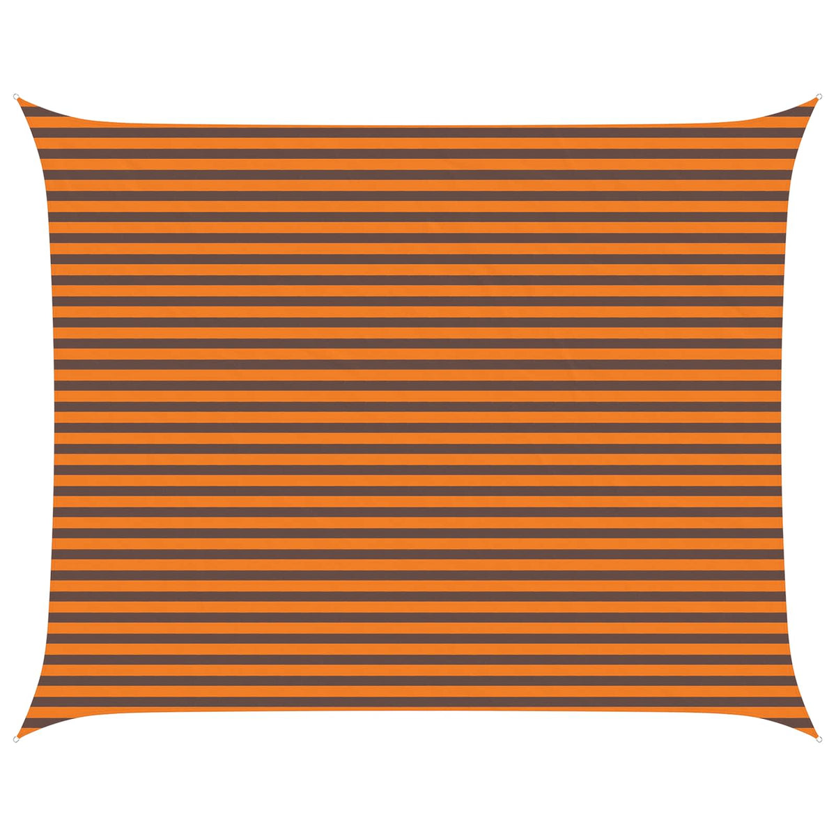 Sonnensegel Orange und Braun 4 x 5 m 100 % Polyester Oxford