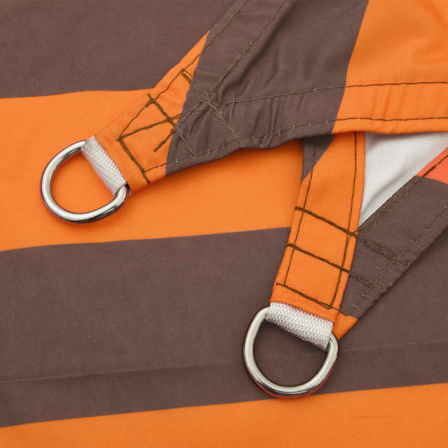 Sonnensegel Orange und Braun 7 x 4 m 100 % Polyester Oxford