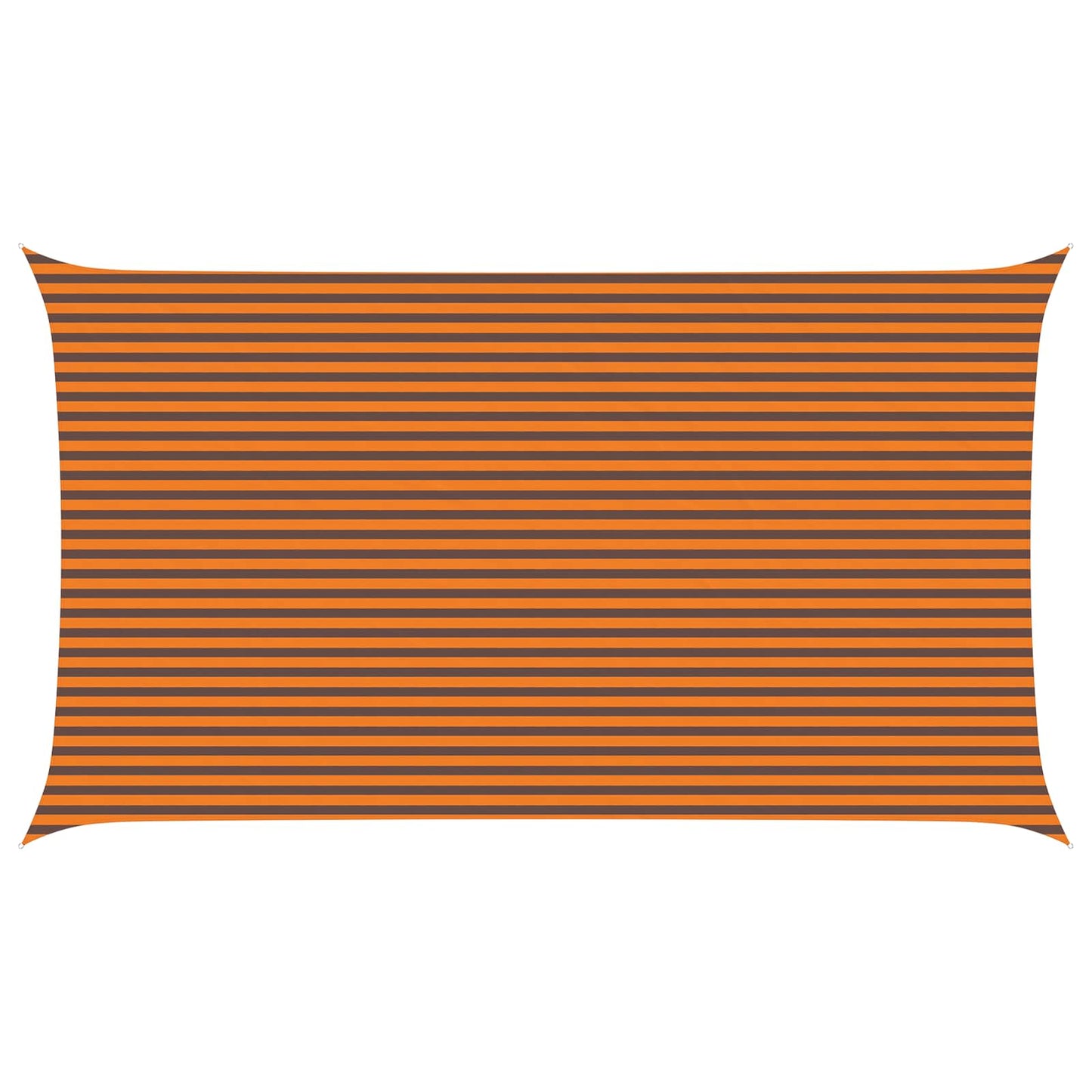 Sonnensegel Orange und Braun 7 x 4 m 100 % Polyester Oxford