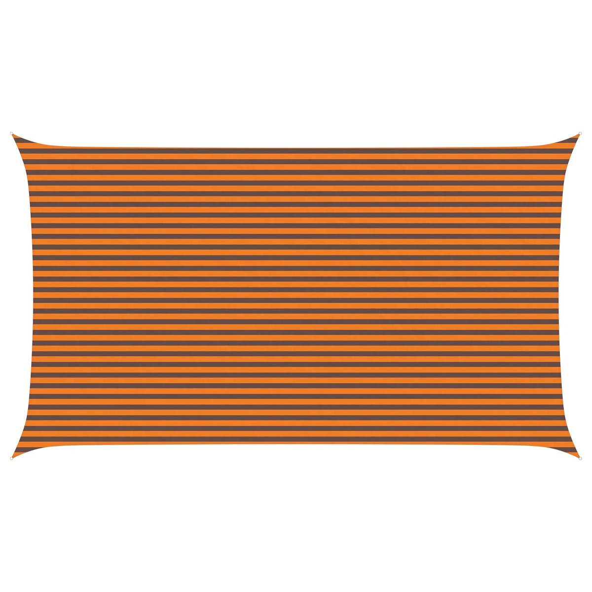 Sonnensegel Orange und Braun 4 x 7 m 100 % Polyester Oxford