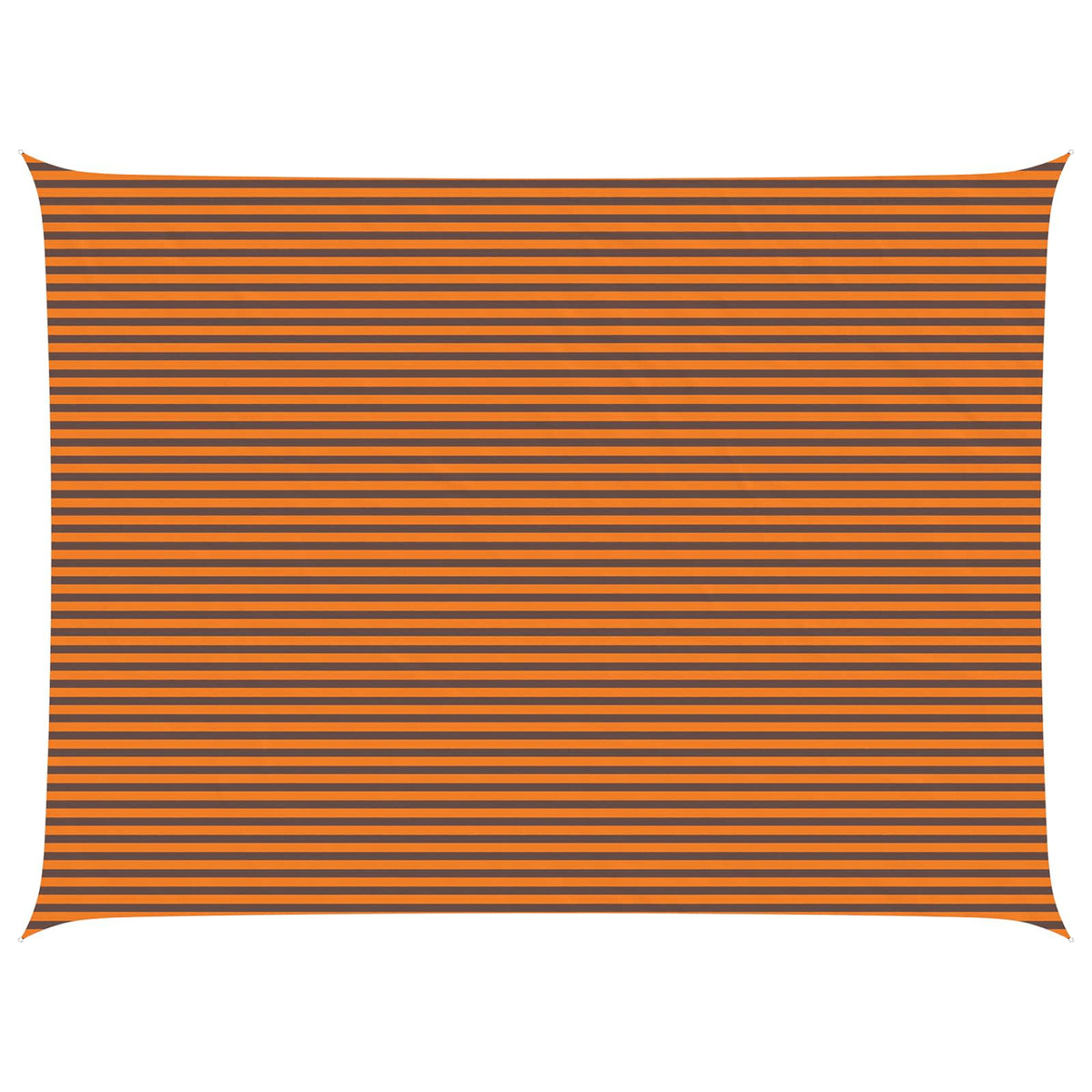 Sonnensegel Orange und Braun 6 x 8 m 100 % Polyester Oxford