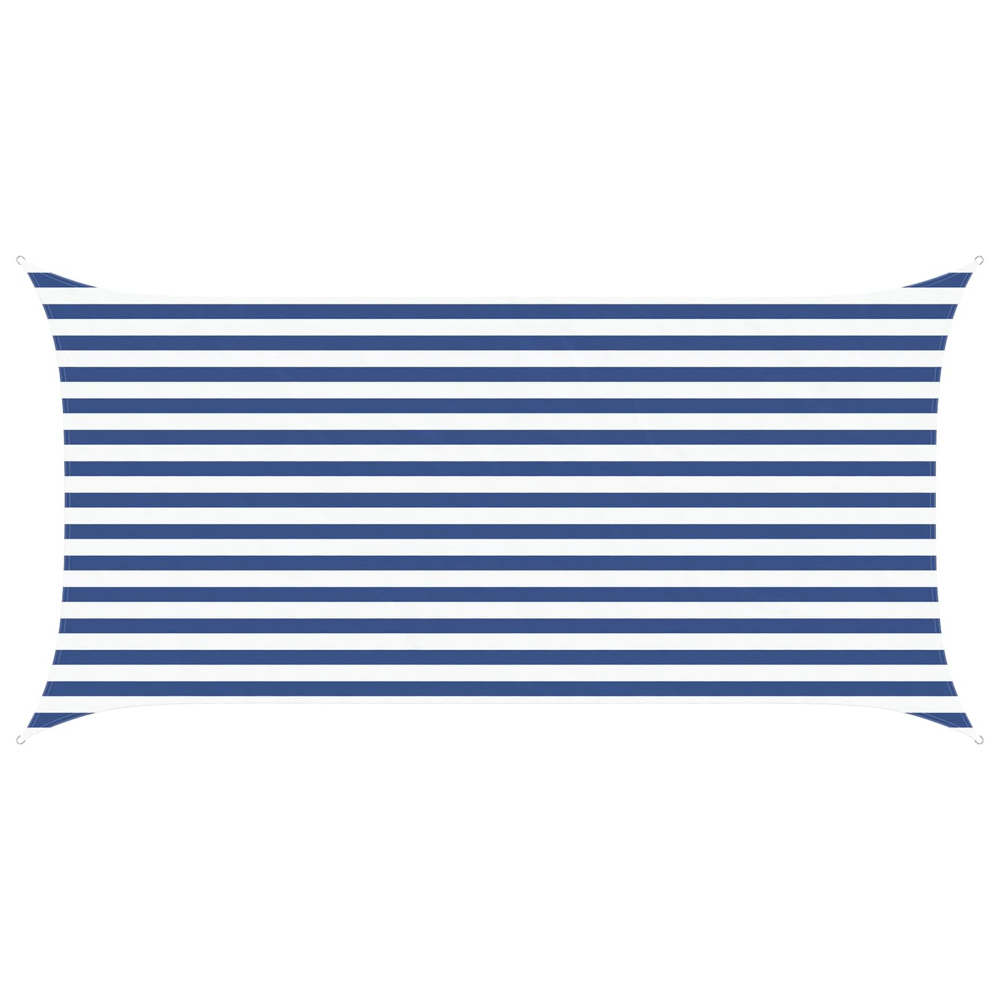 Sonnensegel Blau und Weiß 4 x 2 m 100 % Polyester Oxford
