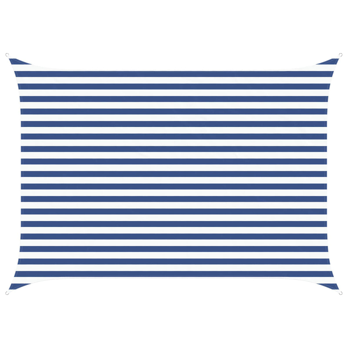 Sonnensegel Blau und Weiß 2,5 x 3,5 m 100 % Polyester Oxford
