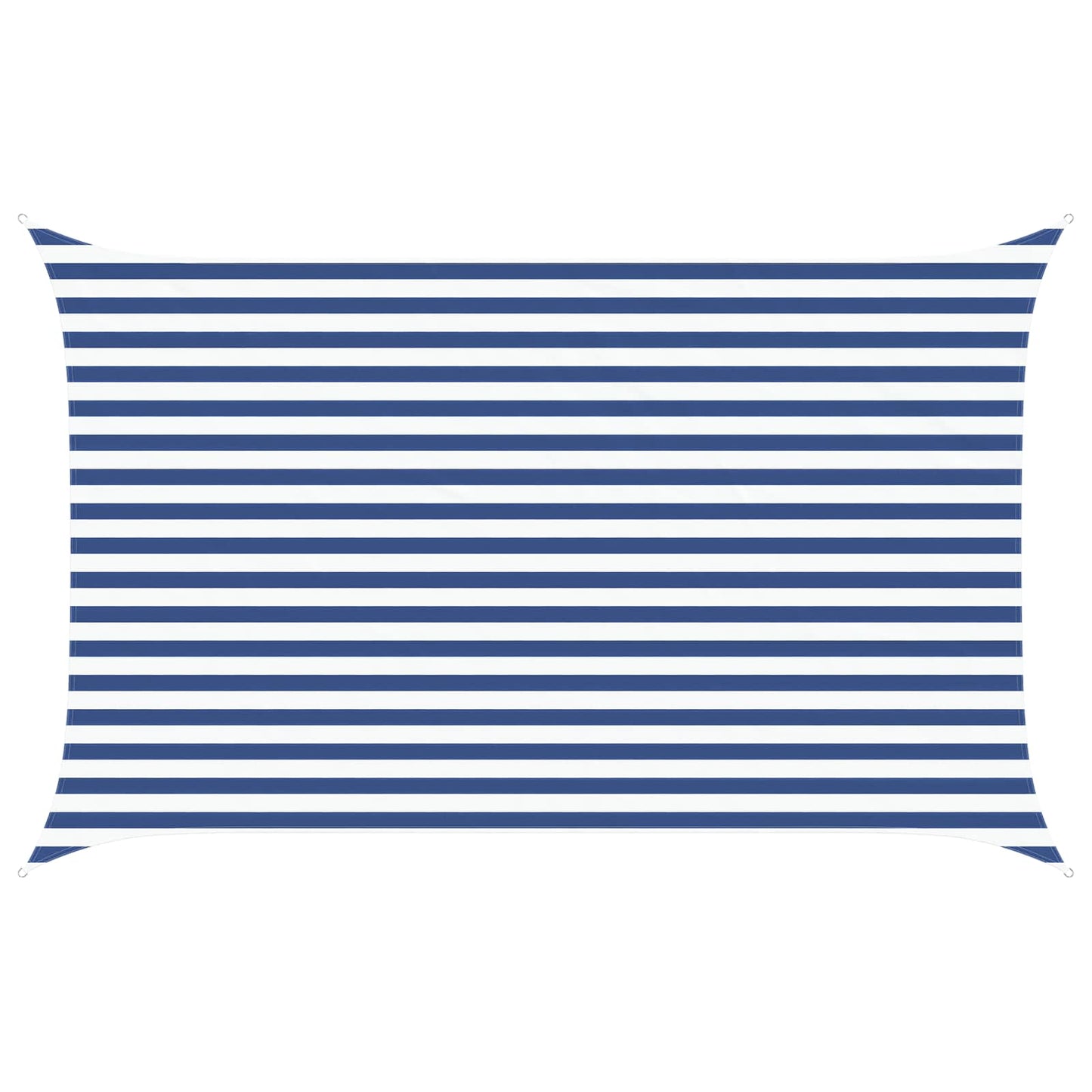 Sonnensegel Blau und Weiß 4 x 2,5 m 100 % Polyester Oxford