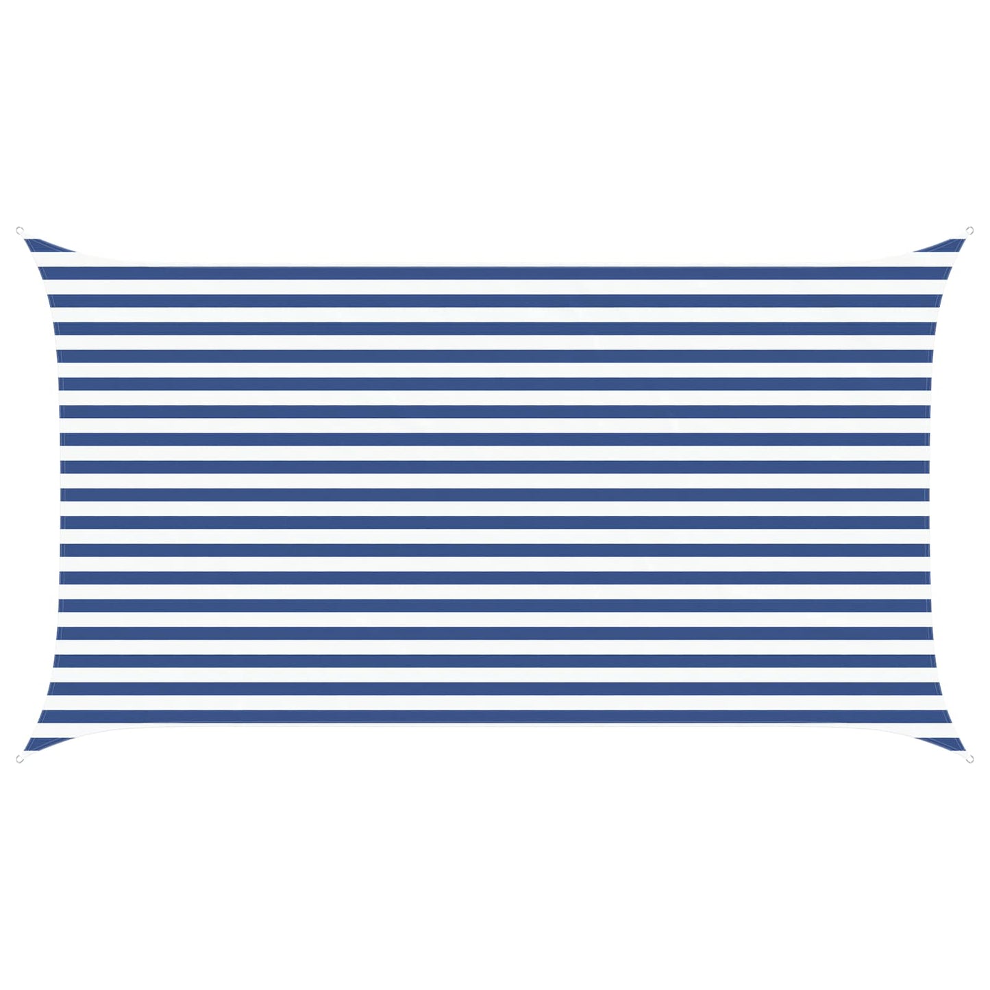 Sonnensegel Blau und Weiß 4,5 x 2,5 m 100 % Polyester Oxford