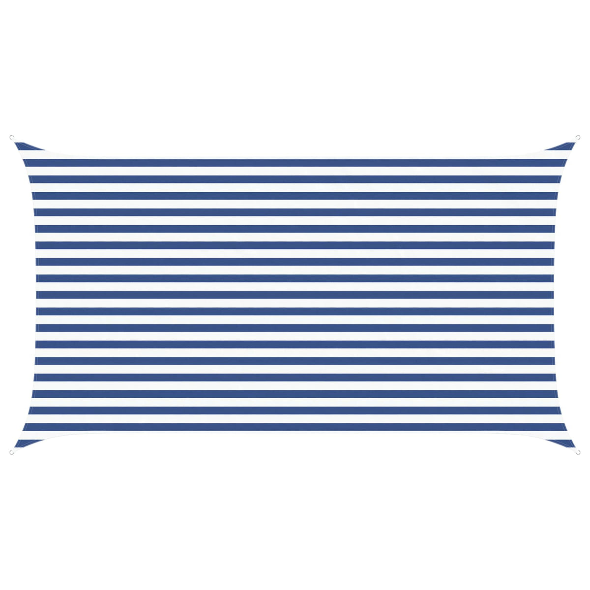 Sonnensegel Blau und Weiß 2,5 x 4,5 m 100 % Polyester Oxford