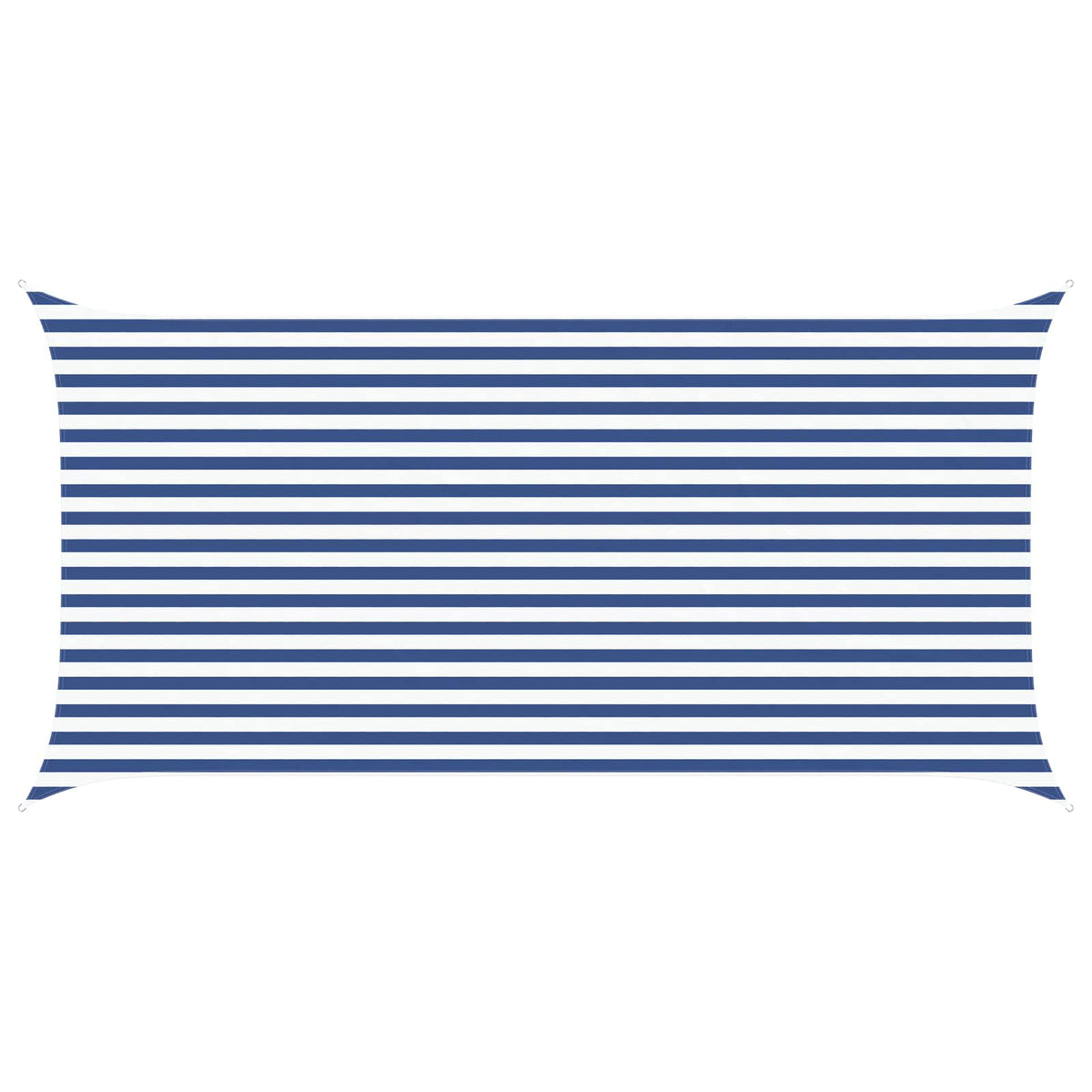 Sonnensegel Blau und Weiß 2,5 x 5 m 100 % Polyester Oxford