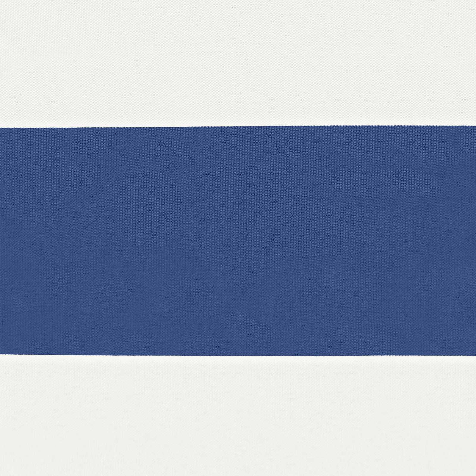 Sonnensegel Blau und Weiß 4 x 3 m 100 % Polyester Oxford