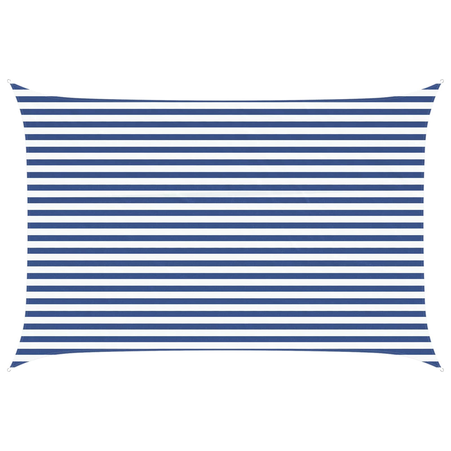 Sonnensegel Blau und Weiß 4,5 x 3 m 100 % Polyester Oxford
