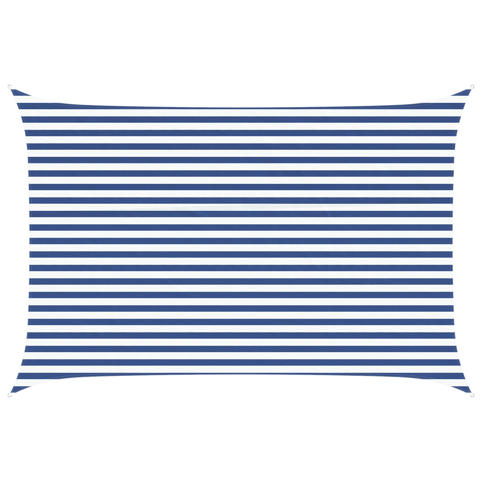 Sonnensegel Blau und Weiß 4,5 x 3 m 100 % Polyester Oxford