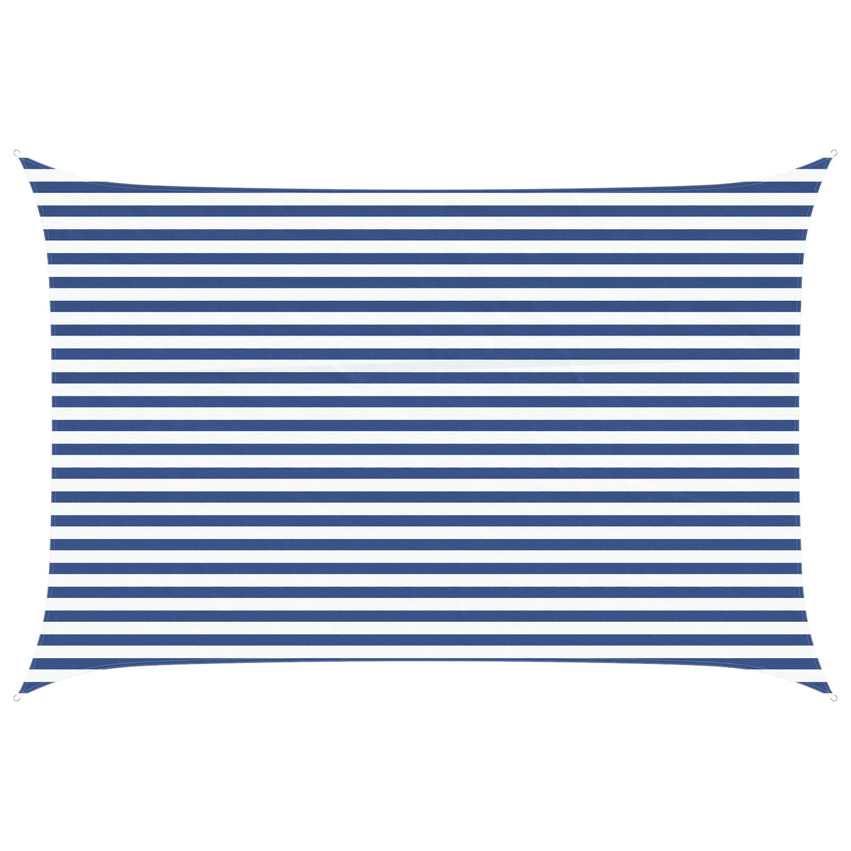 Sonnensegel Blau und Weiß 3 x 4,5 m 100 % Polyester Oxford