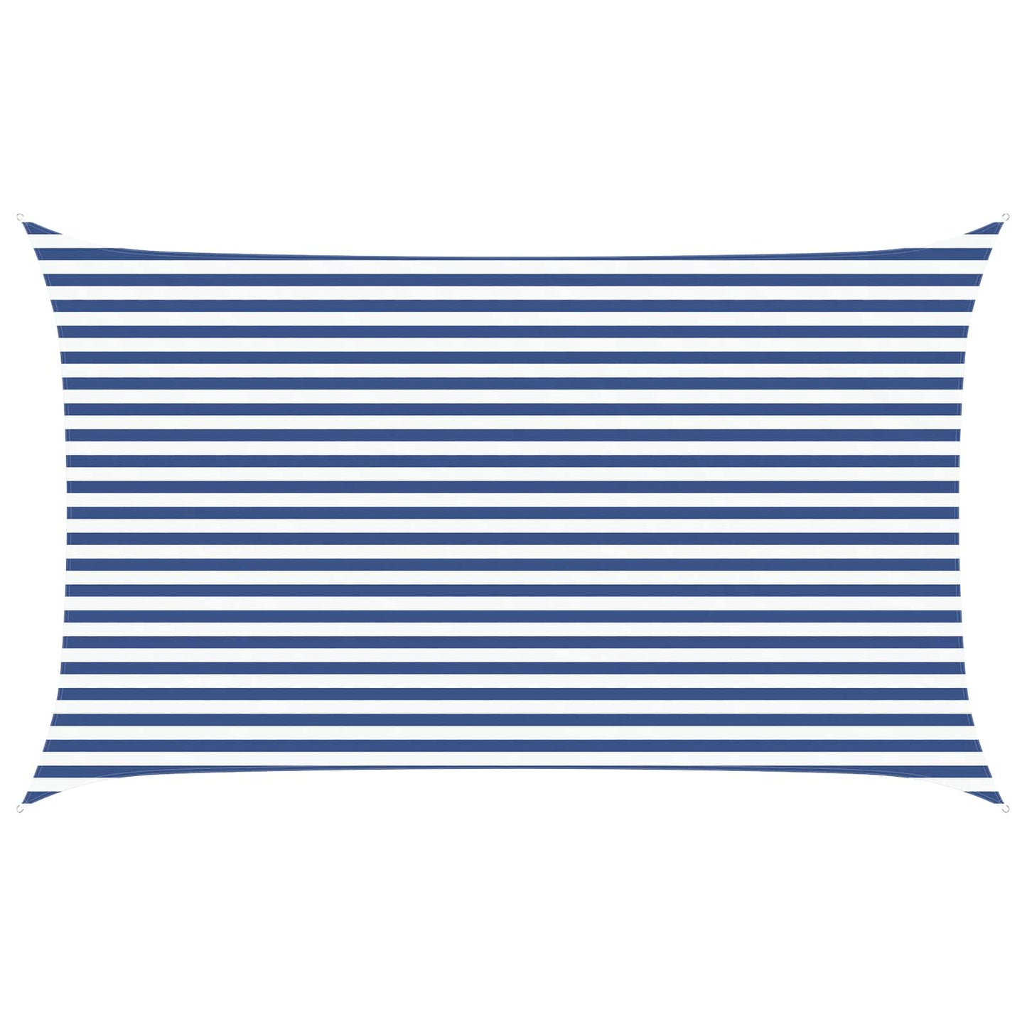 Sonnensegel Blau und Weiß 5 x 3 m 100 % Polyester Oxford