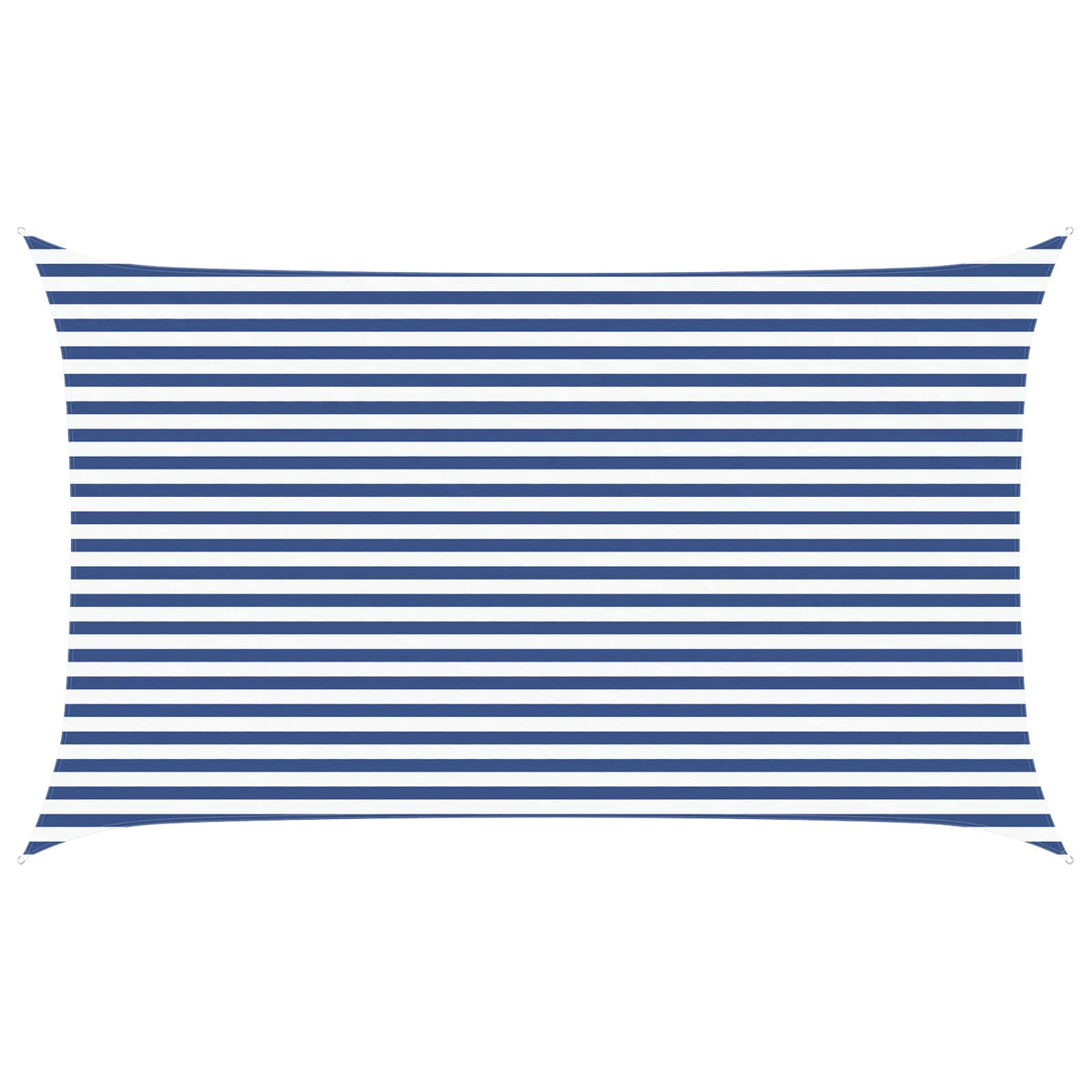 Sonnensegel Blau und Weiß 3 x 5 m 100 % Polyester Oxford
