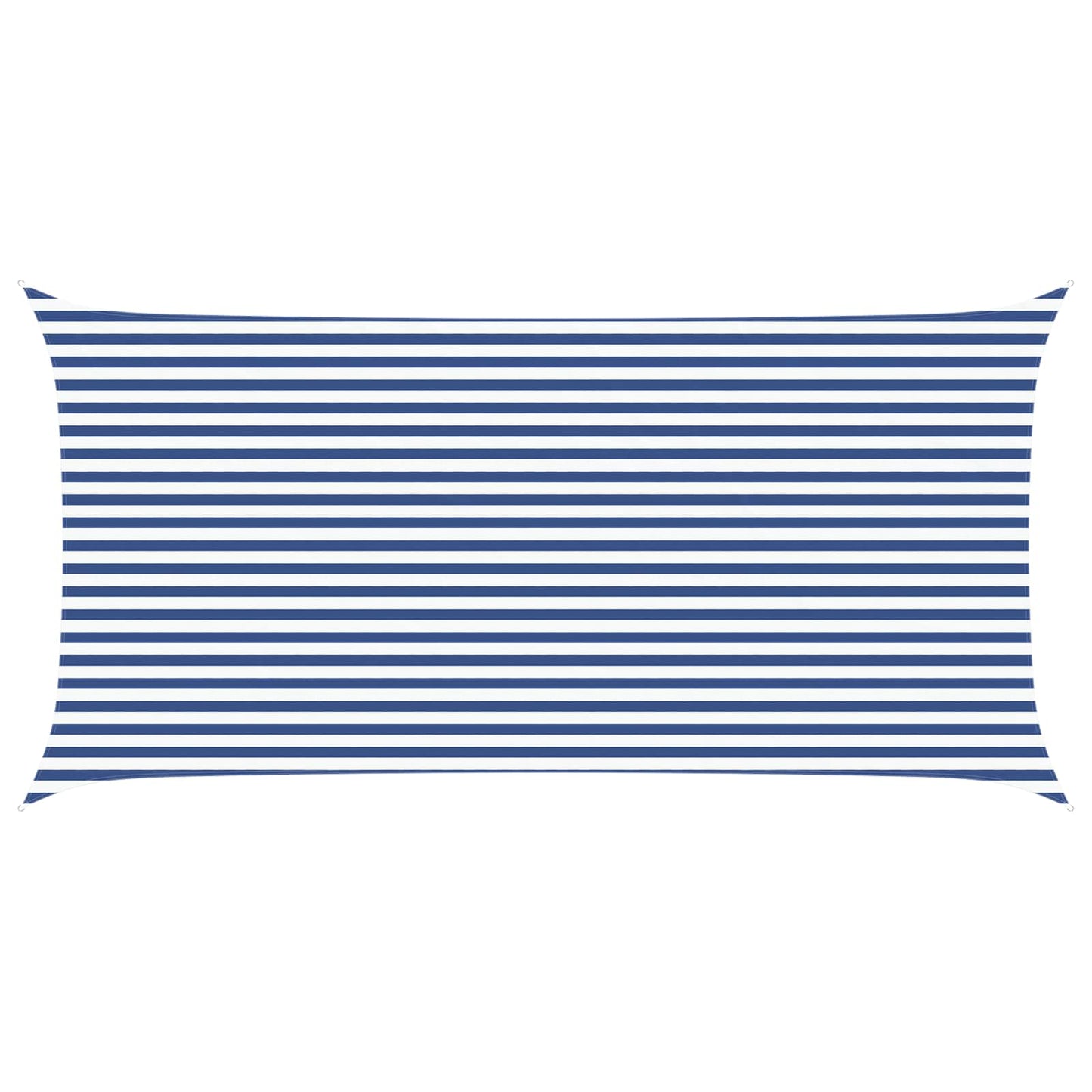 Sonnensegel Blau und Weiß 6 x 3 m 100 % Polyester Oxford