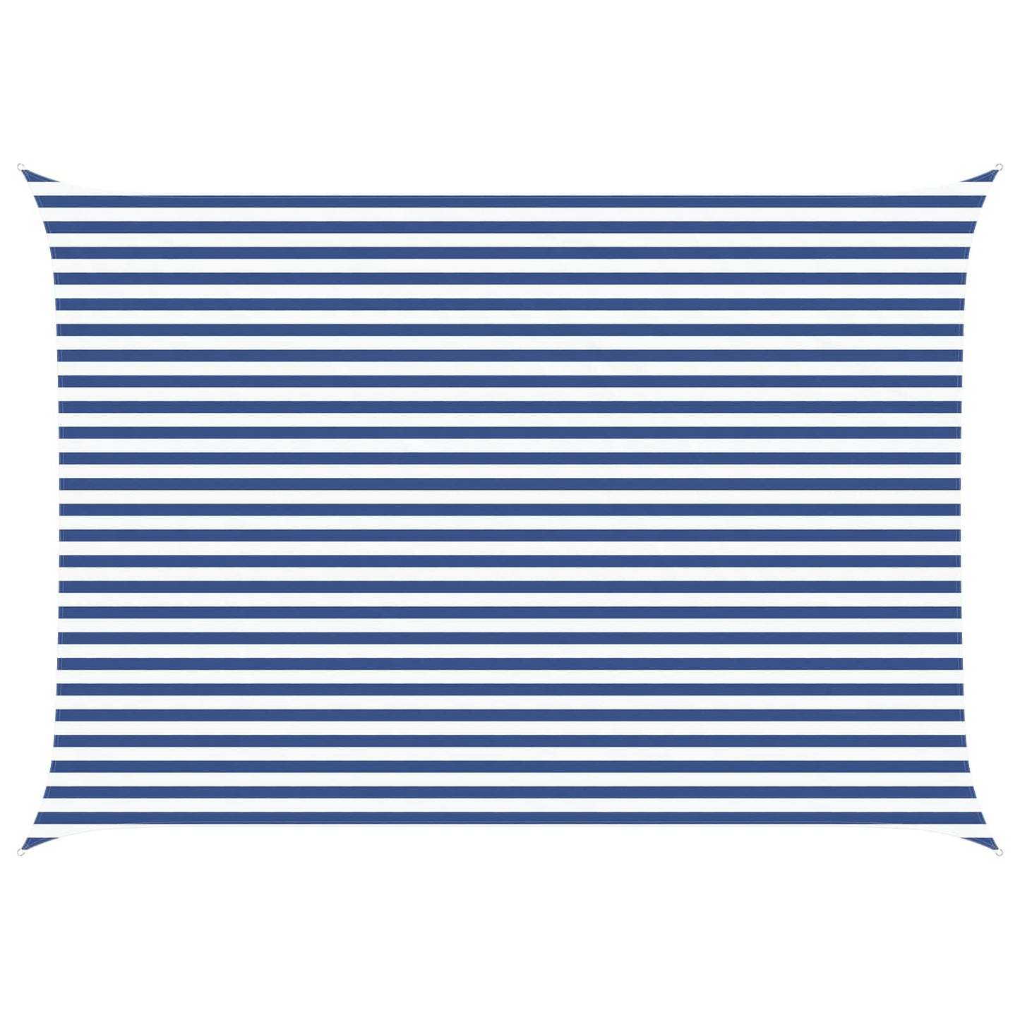 Sonnensegel Blau und Weiß 5 x 3,5 m 100 % Polyester Oxford