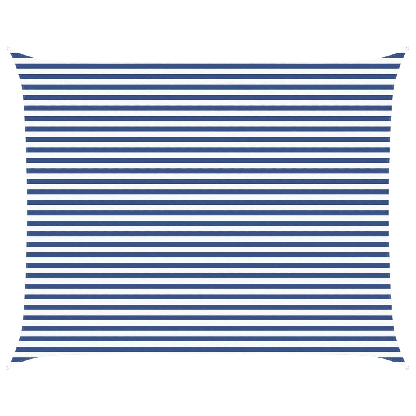 Sonnensegel Blau und Weiß 5 x 4 m 100 % Polyester Oxford