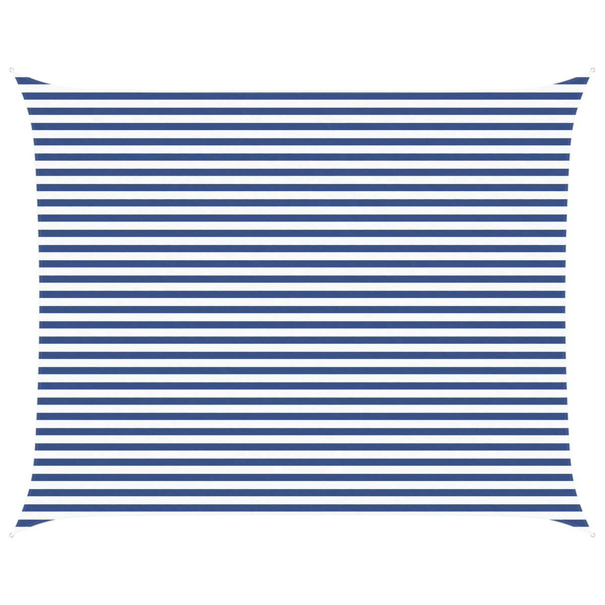 Sonnensegel Blau und Weiß 4 x 5 m 100 % Polyester Oxford