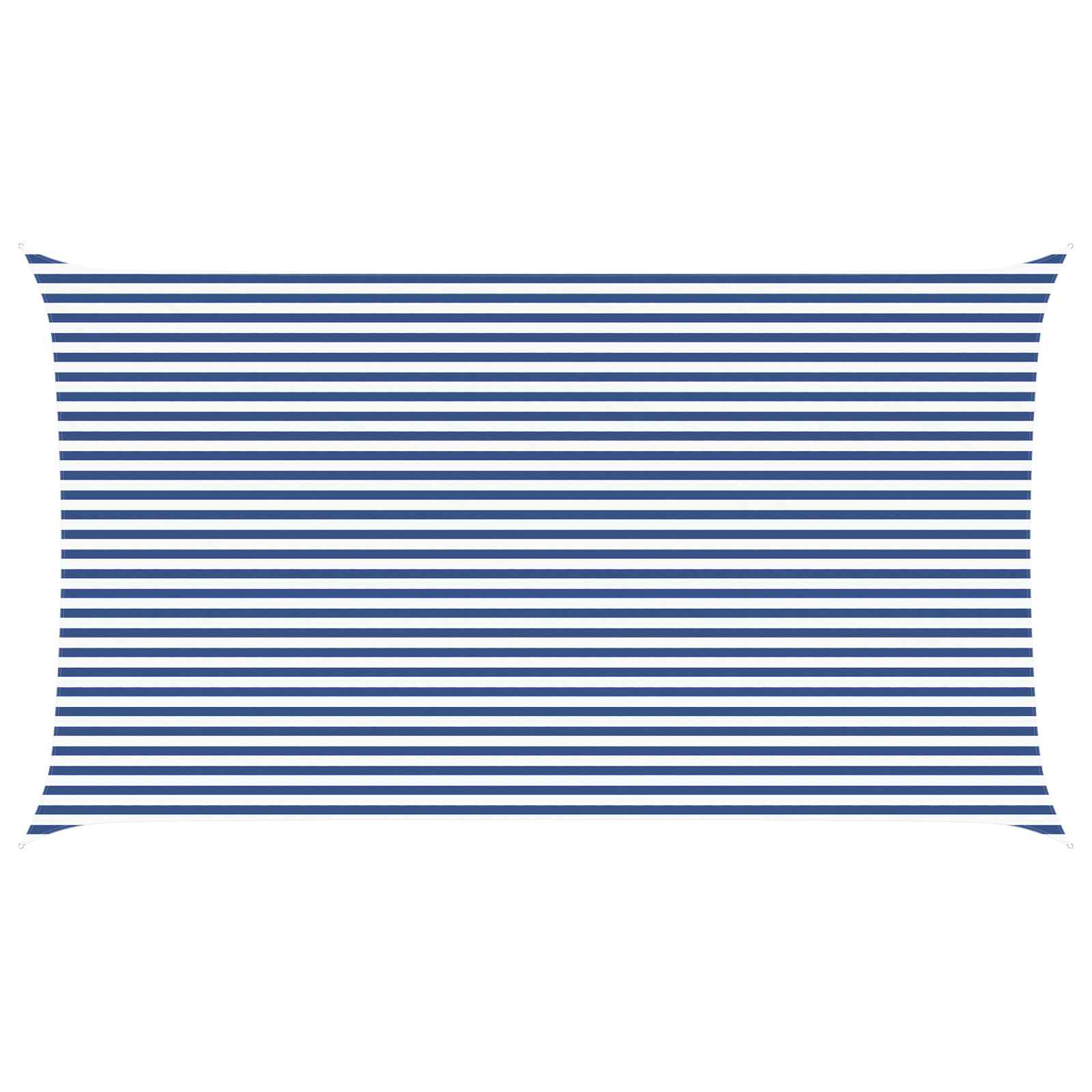 Sonnensegel Blau und Weiß 7 x 4 m 100 % Polyester Oxford
