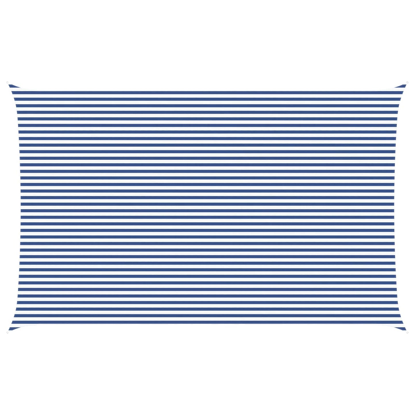 Sonnensegel Blau und Weiß 8 x 5 m 100 % Polyester Oxford