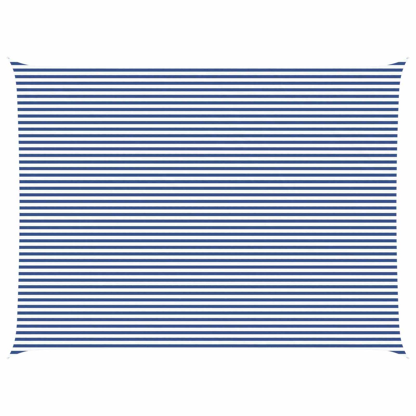 Sonnensegel Blau und Weiß 8 x 6 m 100 % Polyester Oxford