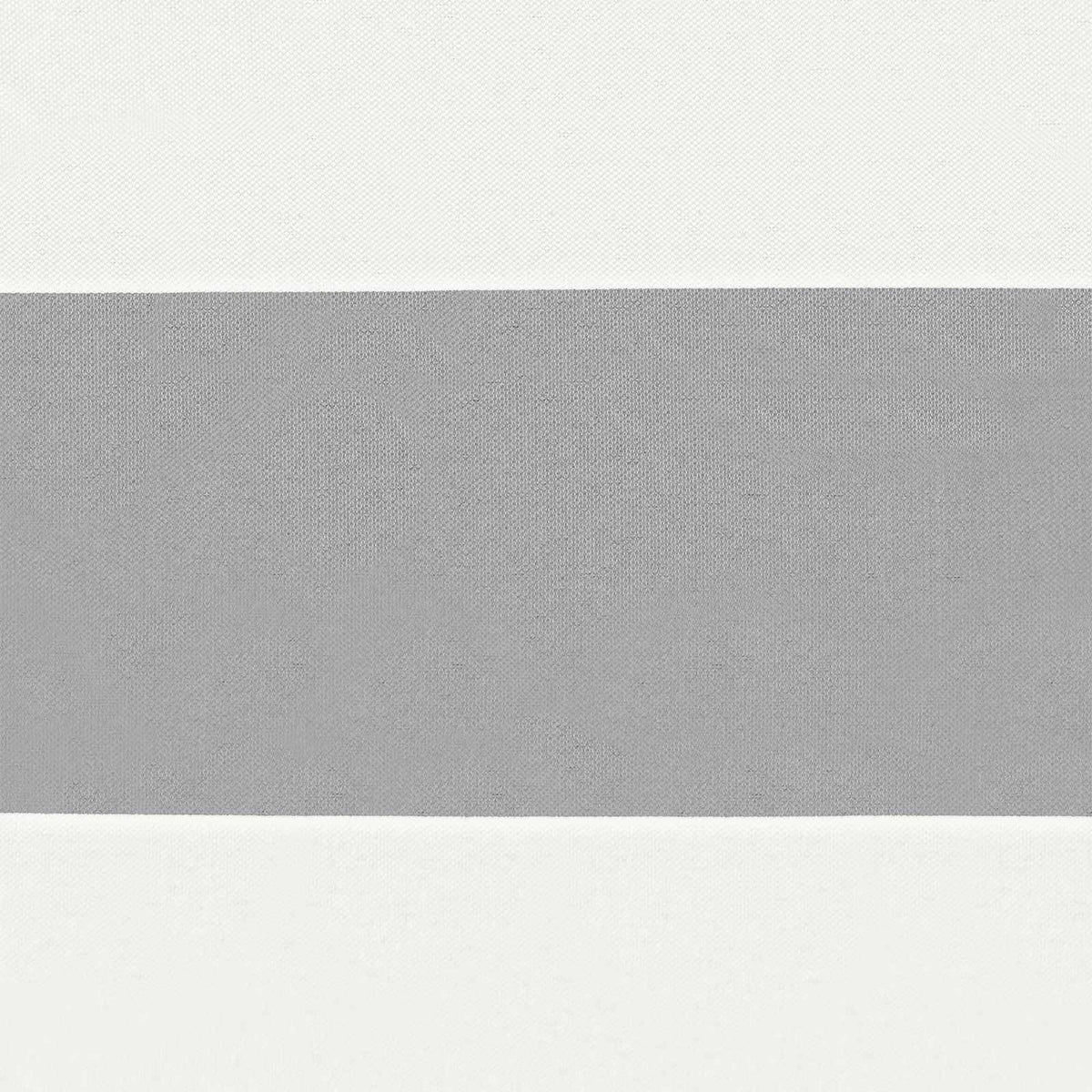 Sonnensegel Hellgrau und Weiß 2,5 x 4,5 m