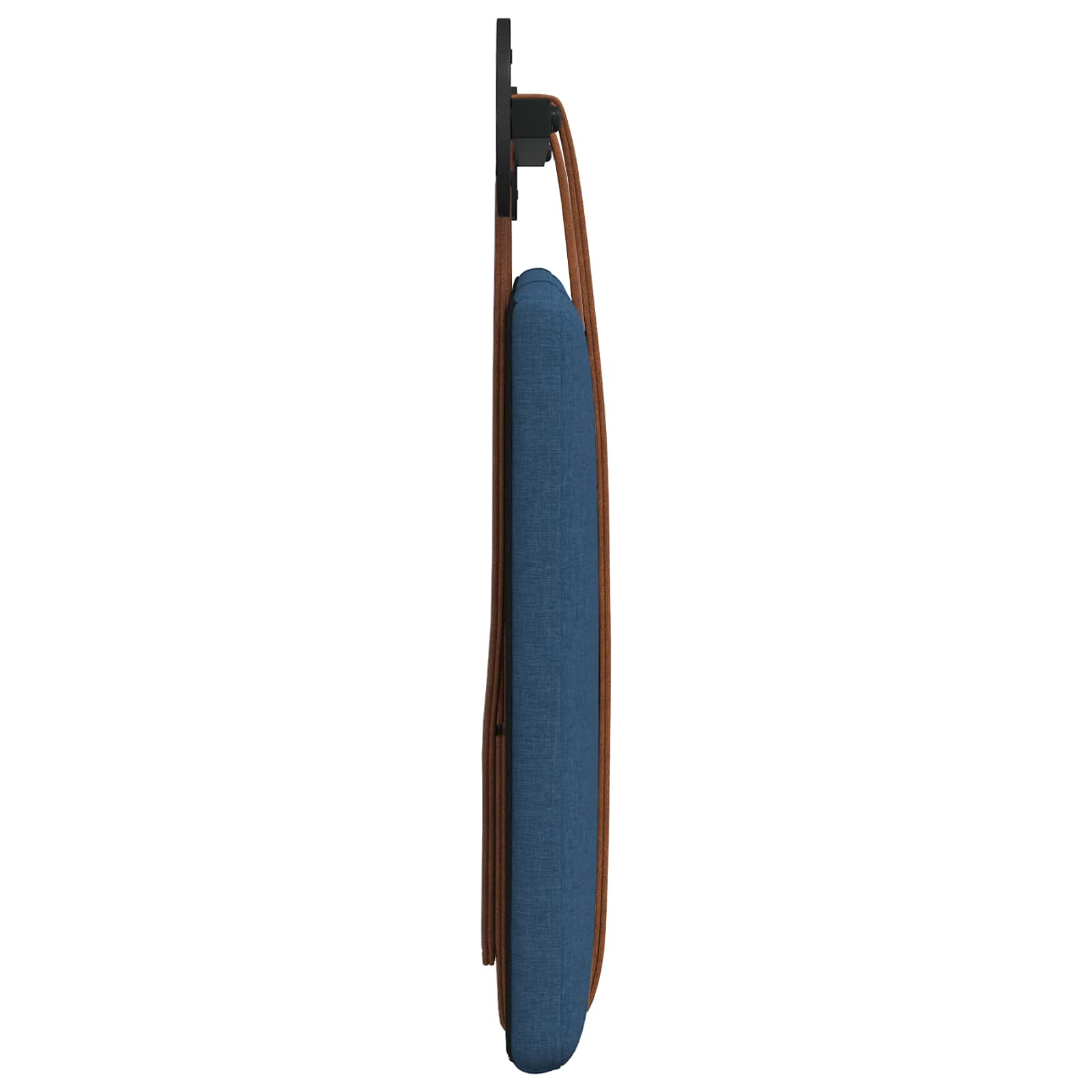 Hängendes Kopfteil Blau Antikes PU