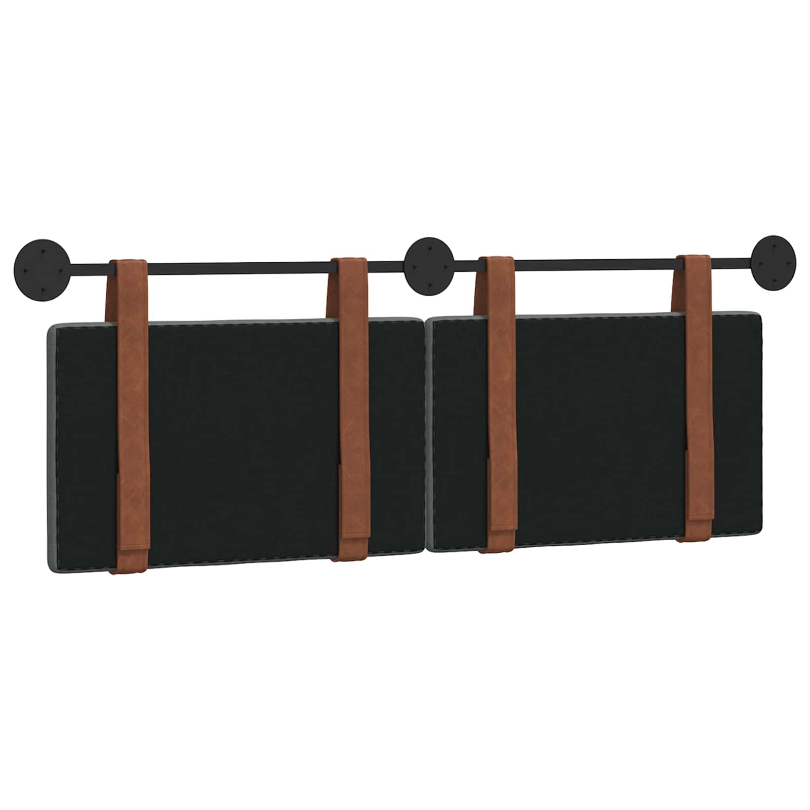 Hängevorderseite Uni Dunkelgrau 130 x 55 x 5 cm Antikes PU