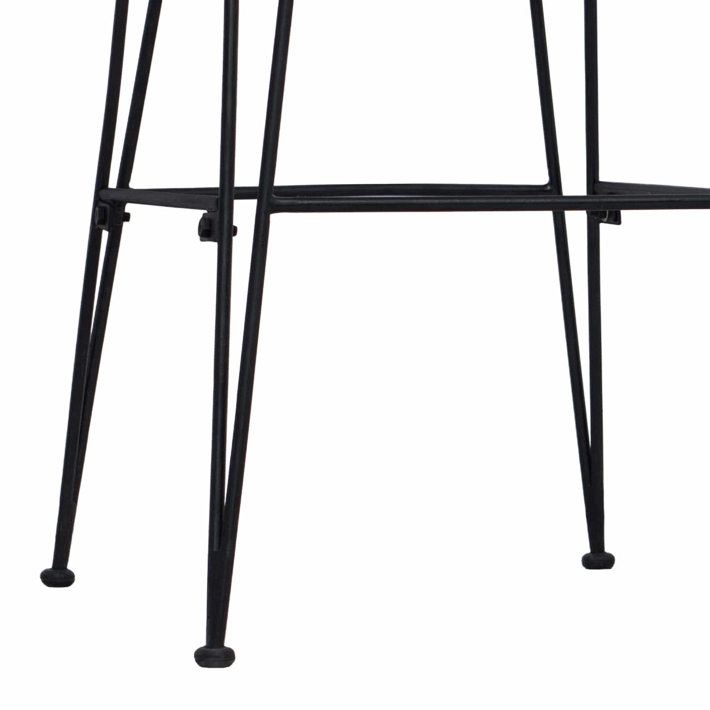Barhocker 2 stk. Natur 44 x 55 x 109 cm Rattan und Stahl