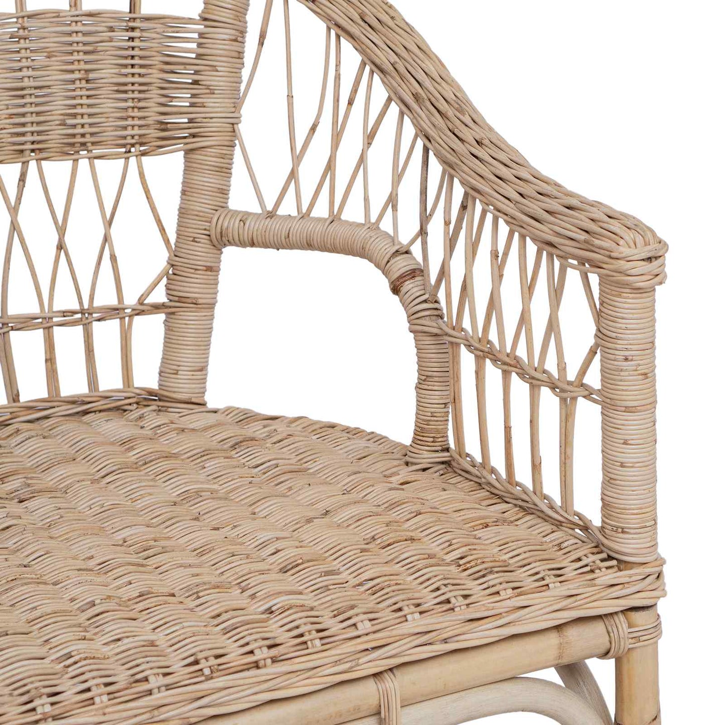 Stapelstuhl Rattan Natur 60 x 60 x 81 cm