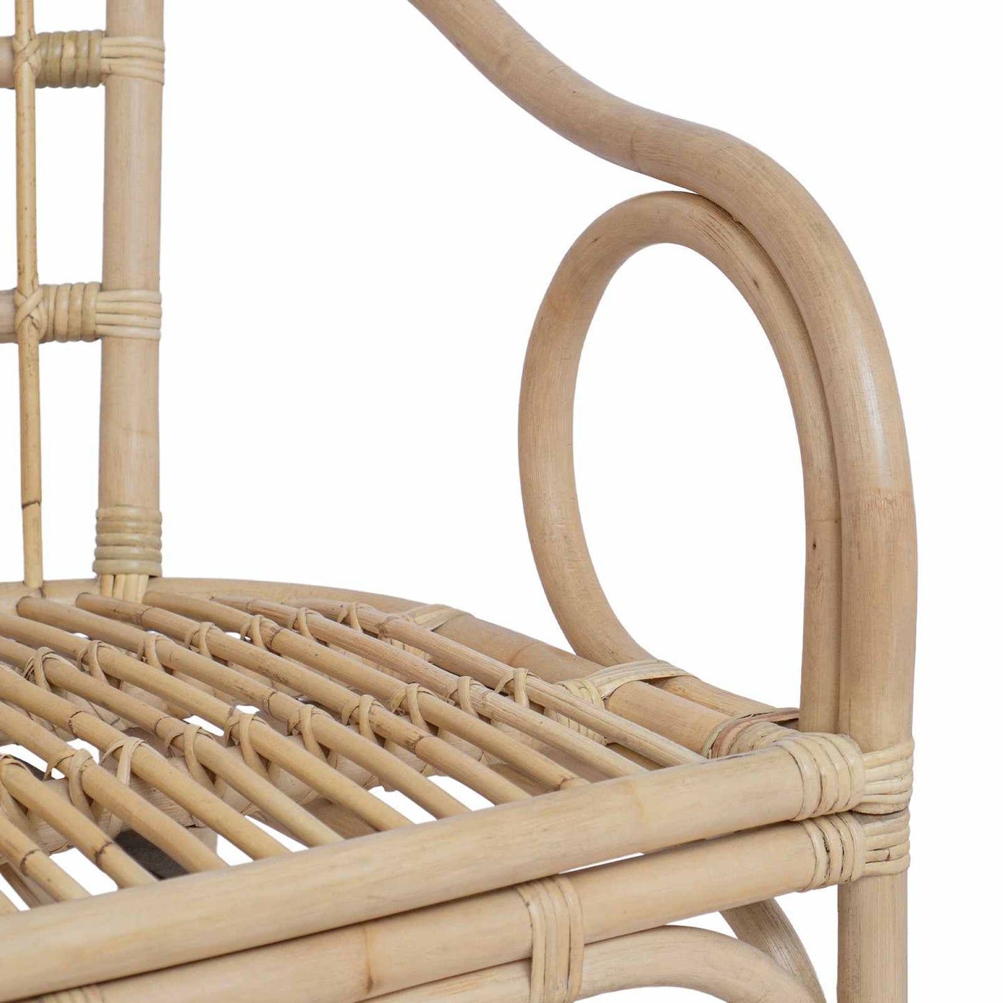 Stapelstuhl Natur 58 x 60 x 81 cm Rattan