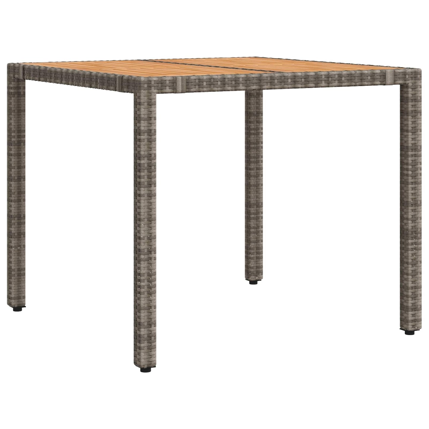 Outdoortisch-Set 5 stk. Hellgrau und Dunkelgrau