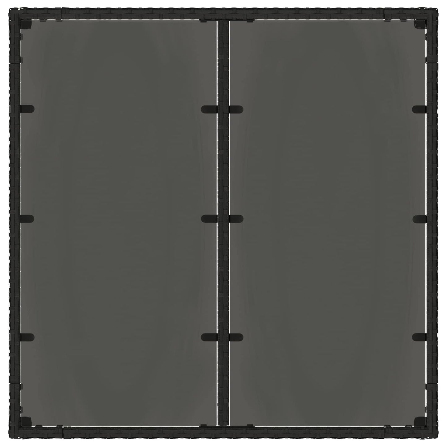 Outdoortisch-Set 5 pcs Hellgrau und Dunkelgrau 90 x 90 x 75 cm