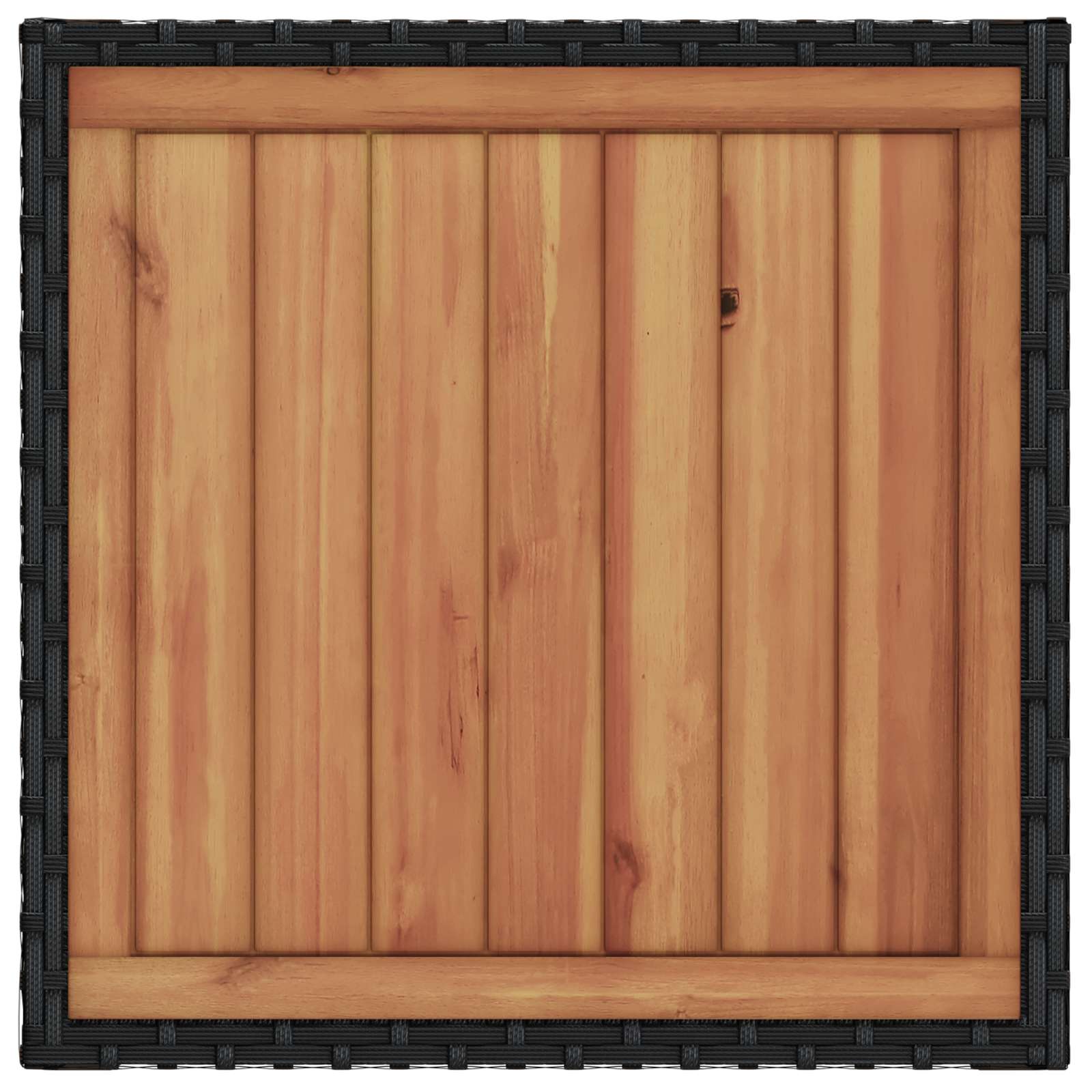 Garten-Lounge-Set 2 stk. Schwarz und Cremeweiß